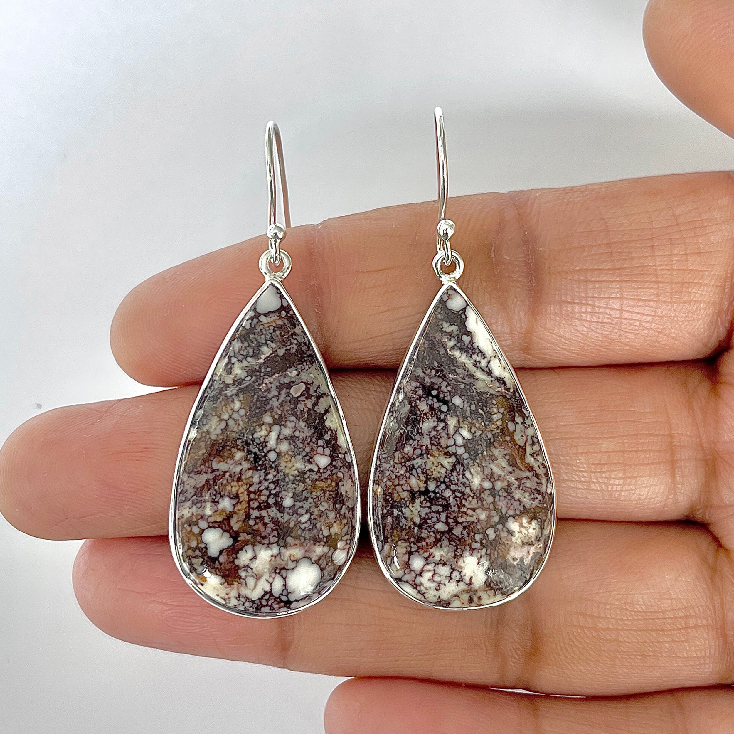 Wild Horse Jasper Earring-(WOJ-3-11)