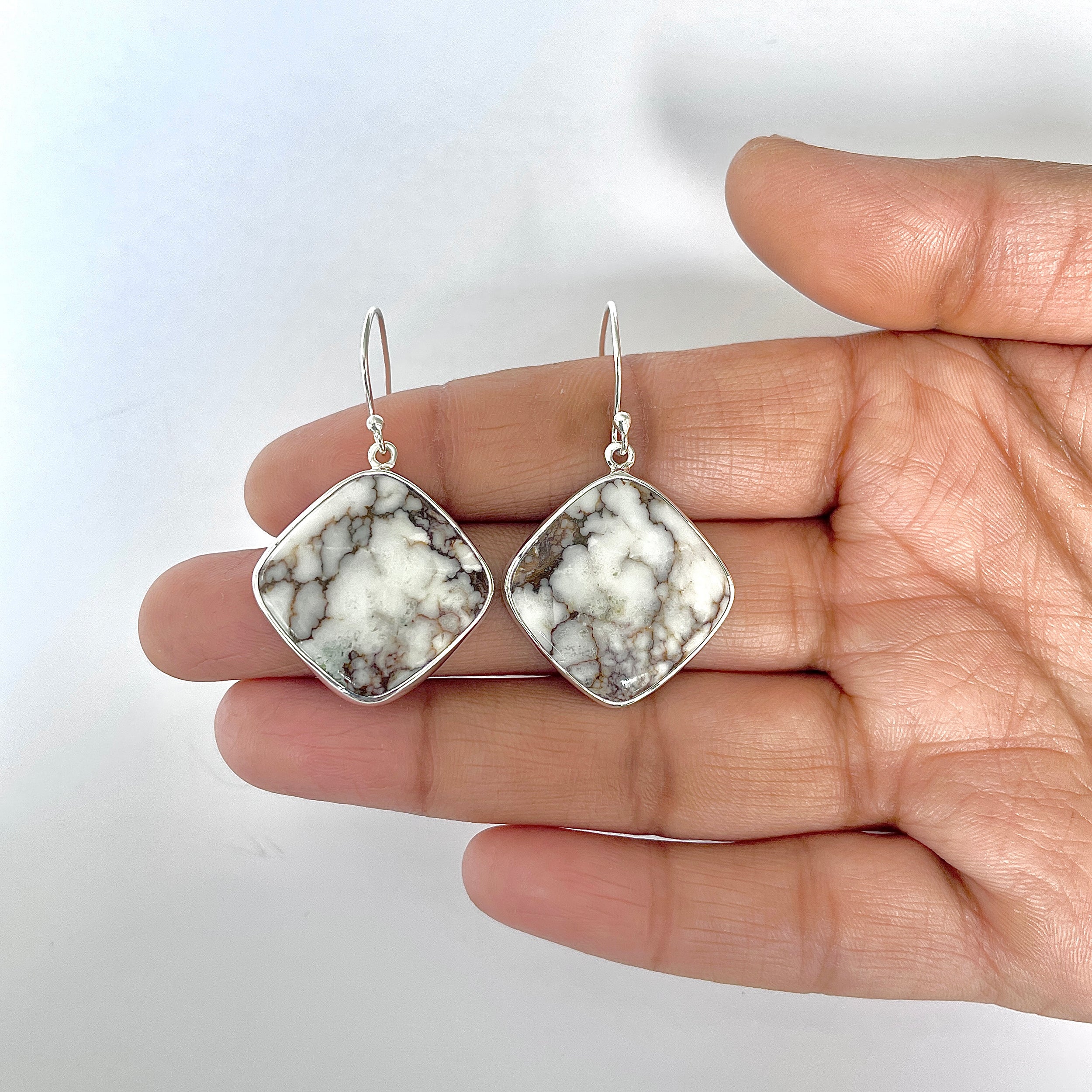 Wild Horse Jasper Earring-(WOJ-3-13)