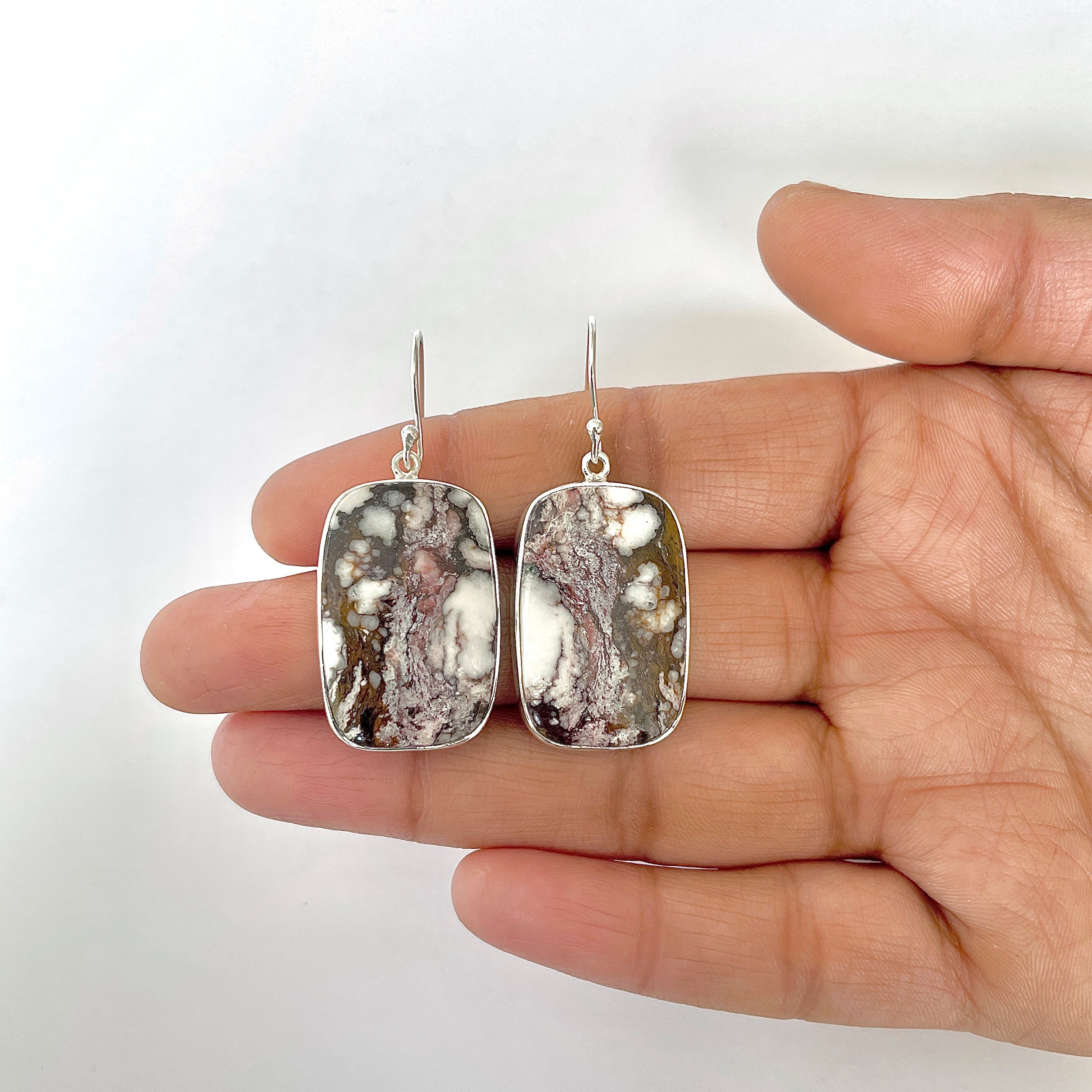 Wild Horse Jasper Earring-(WOJ-3-16)