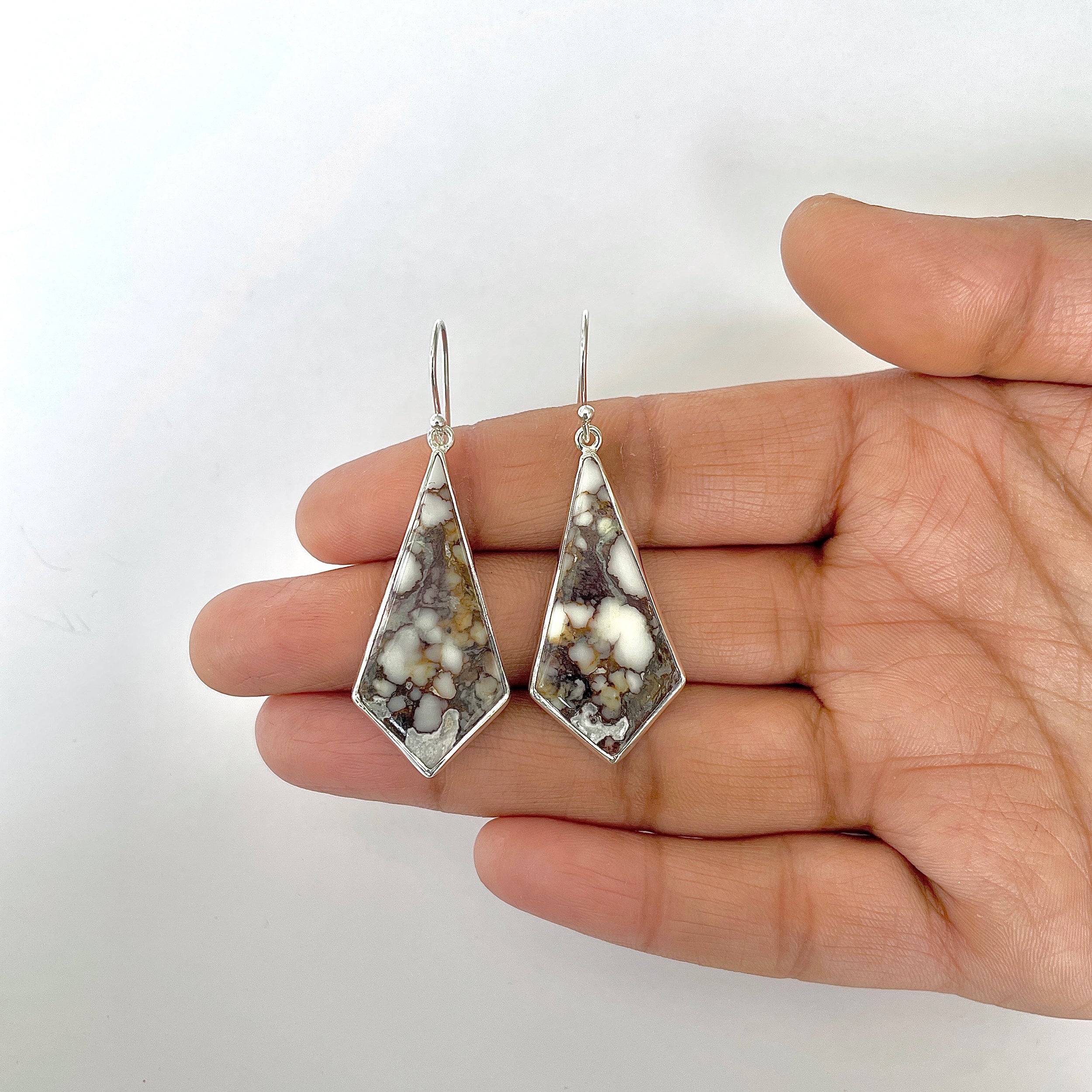 Wild Horse Jasper Earring-(WOJ-3-18)