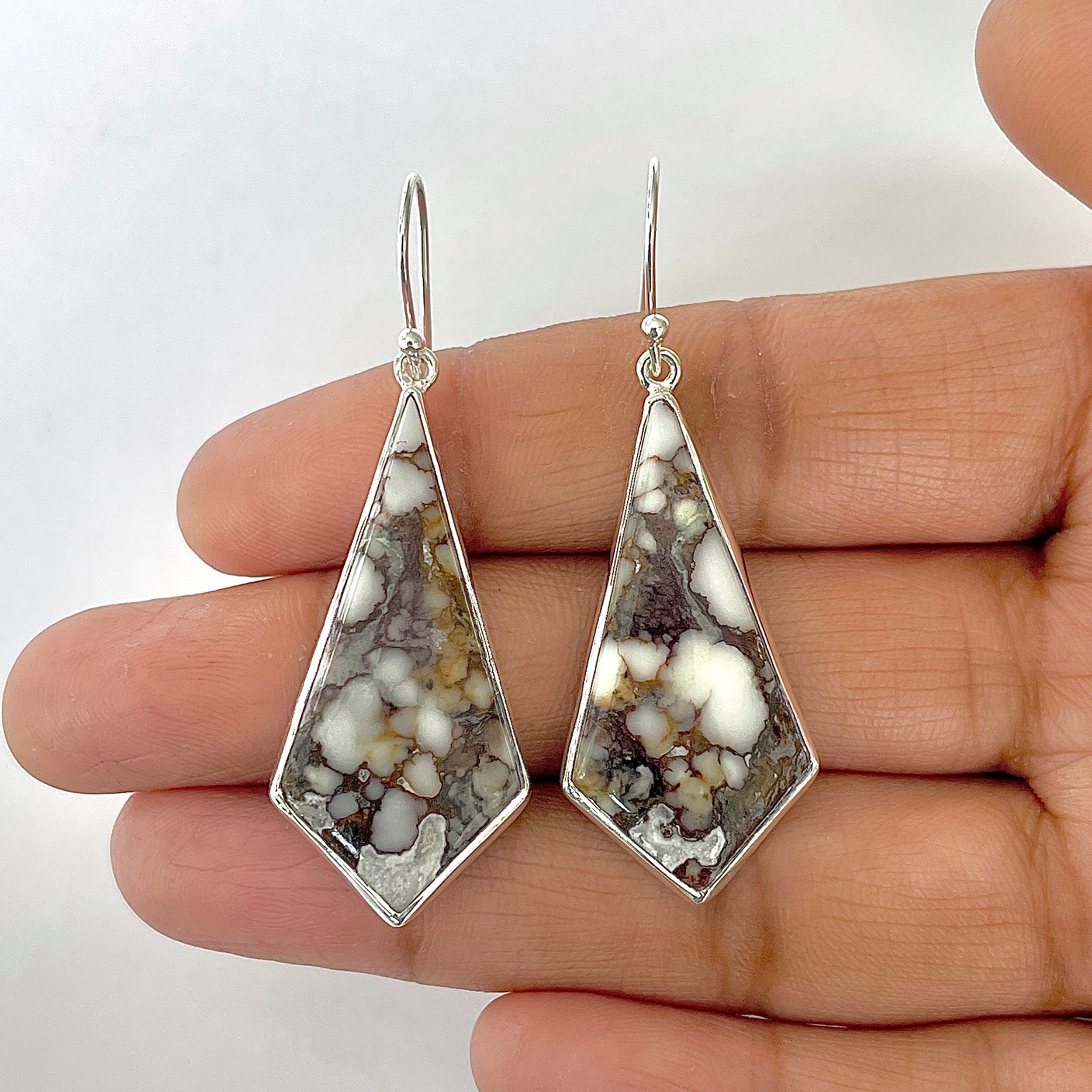 Wild Horse Jasper Earring-(WOJ-3-18)