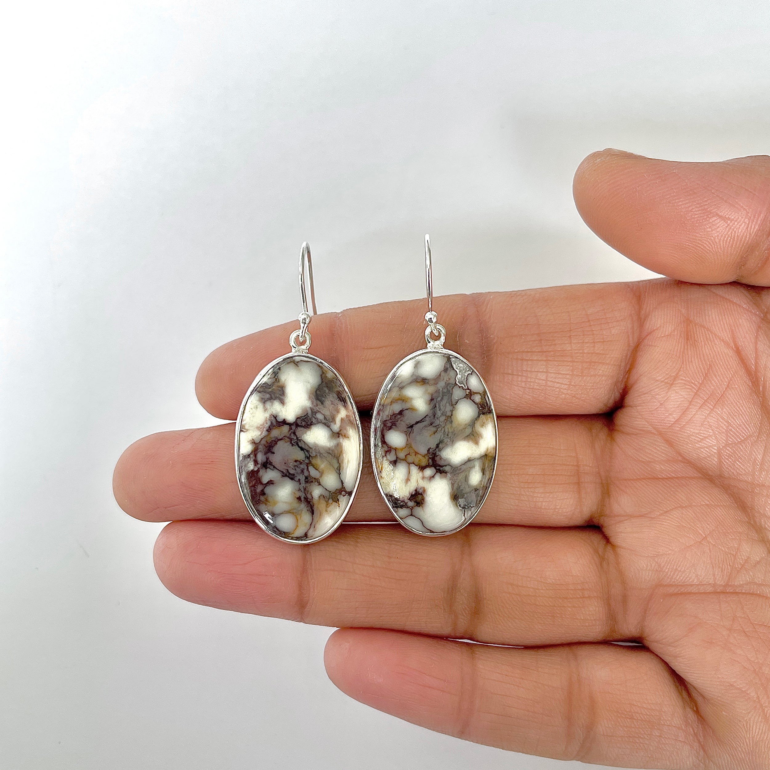 Wild Horse Jasper Earring-(WOJ-3-6)