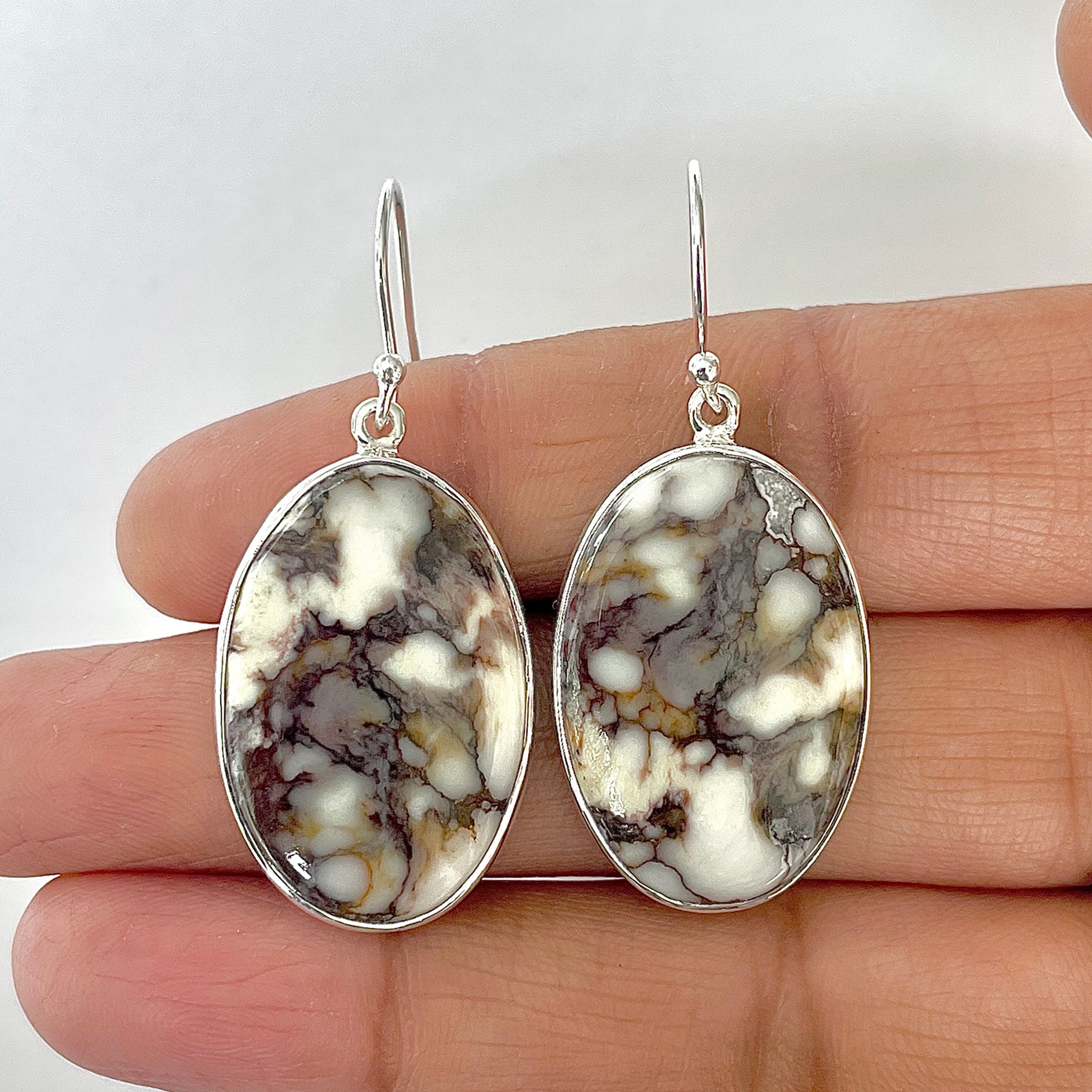 Wild Horse Jasper Earring-(WOJ-3-6)
