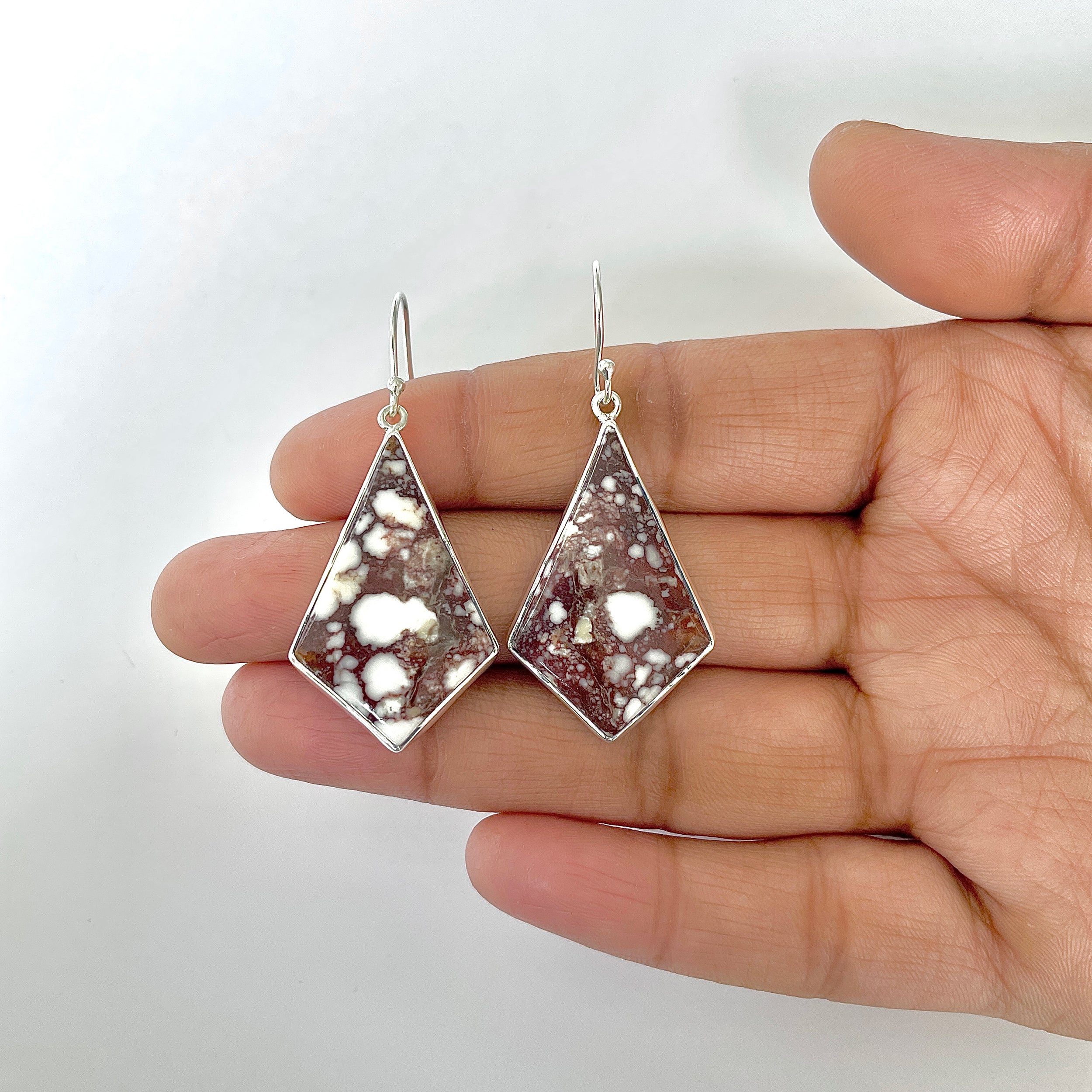 Wild Horse Jasper Earring-(WOJ-3-7)