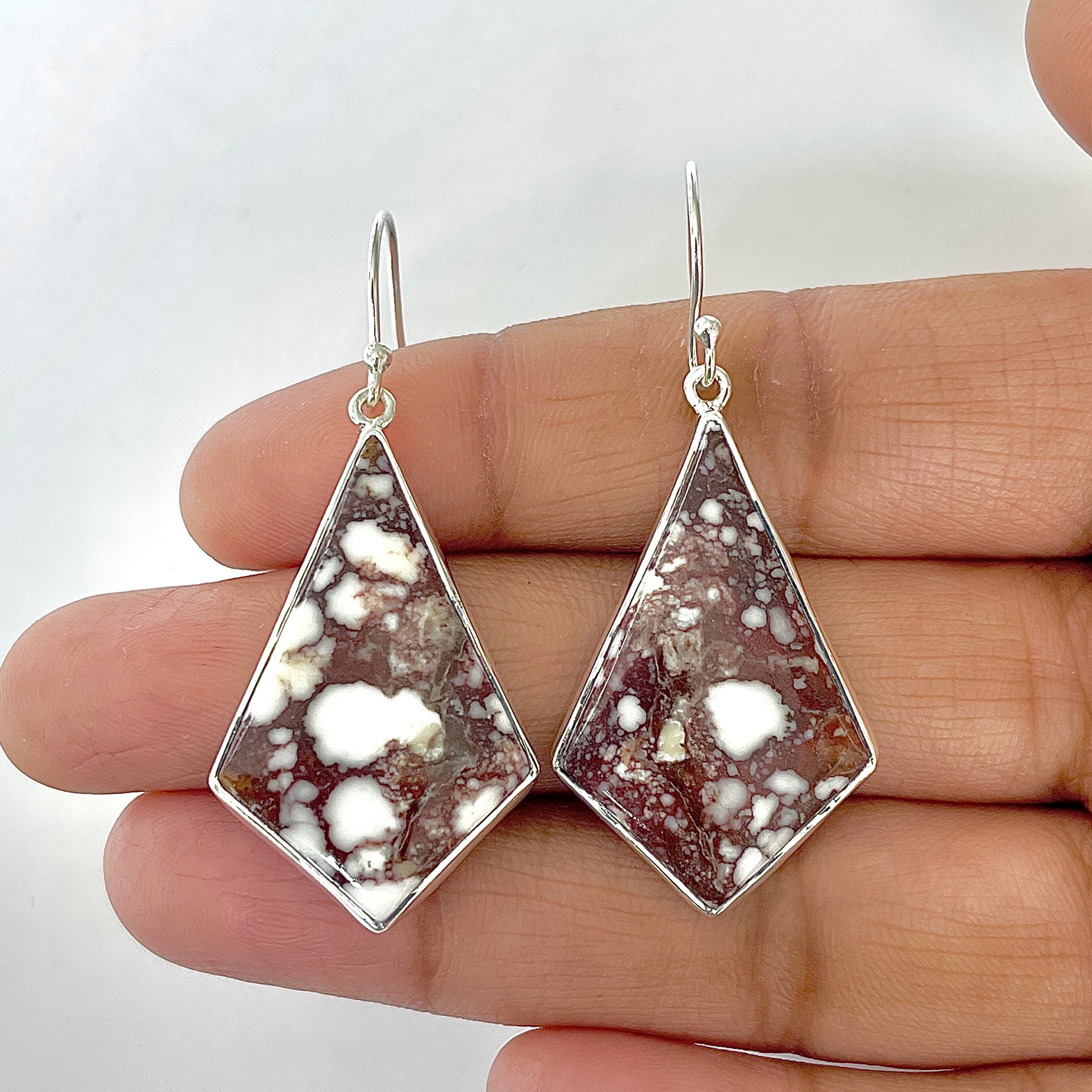 Wild Horse Jasper Earring-(WOJ-3-7)