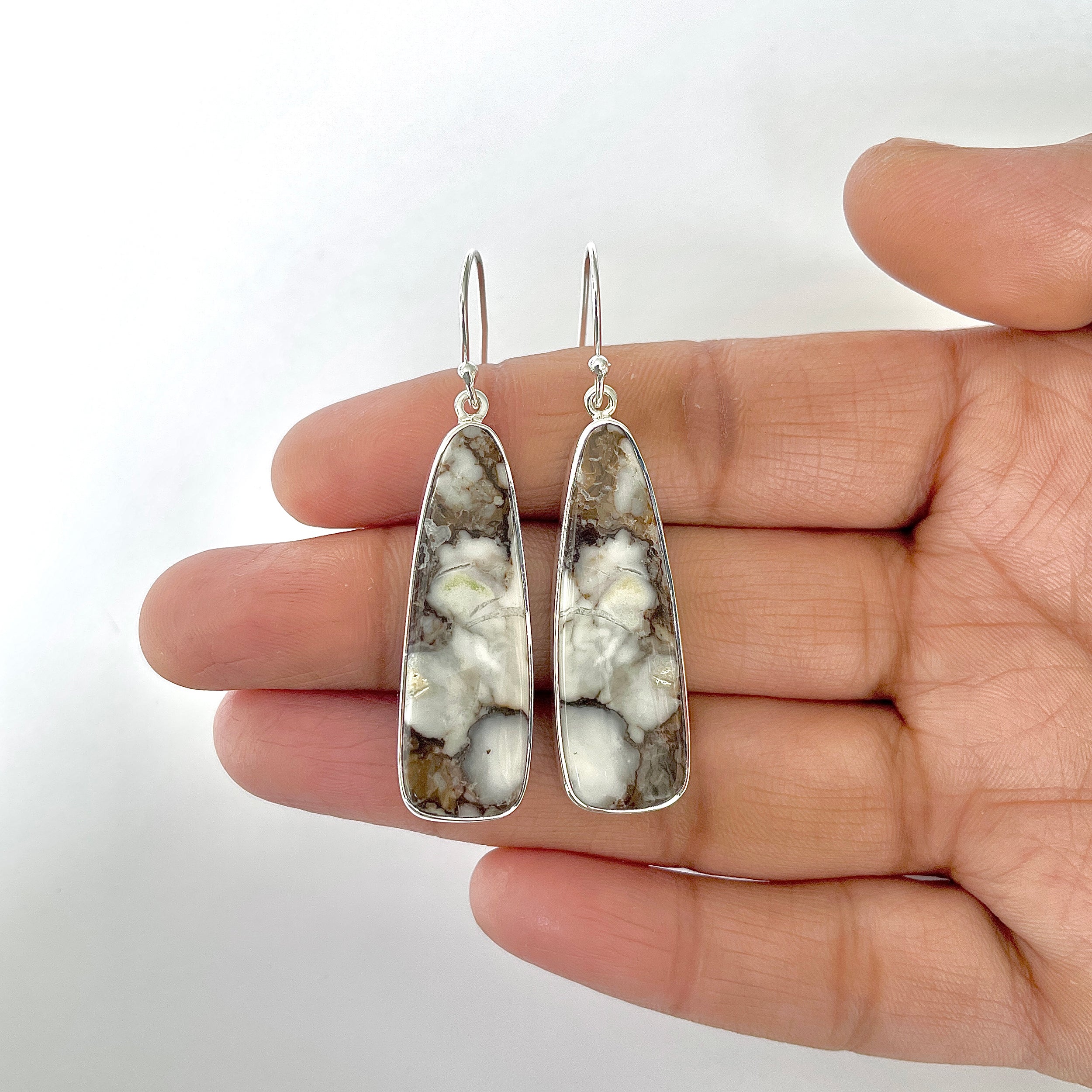 Wild Horse Jasper Earring-(WOJ-3-8)