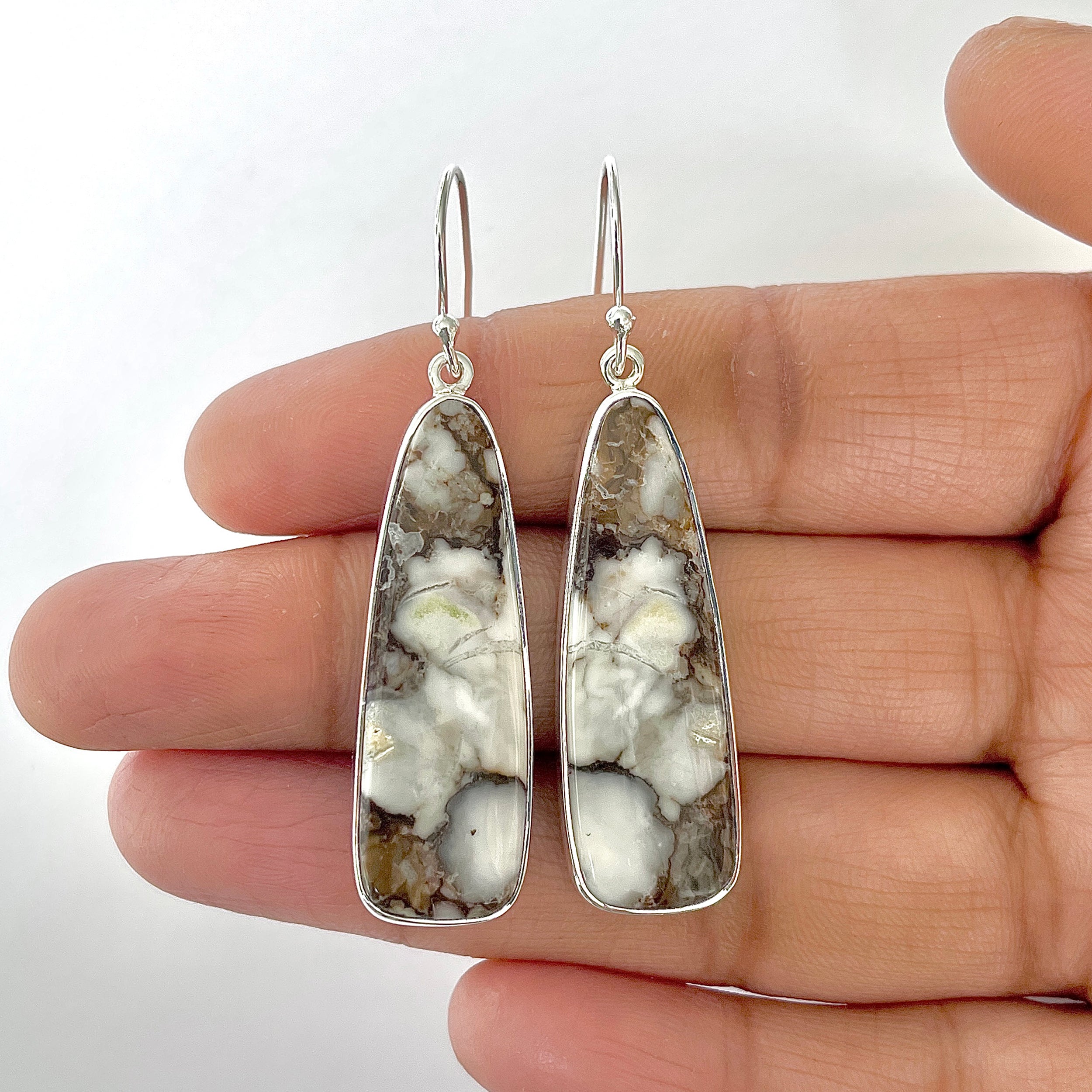 Wild Horse Jasper Earring-(WOJ-3-8)