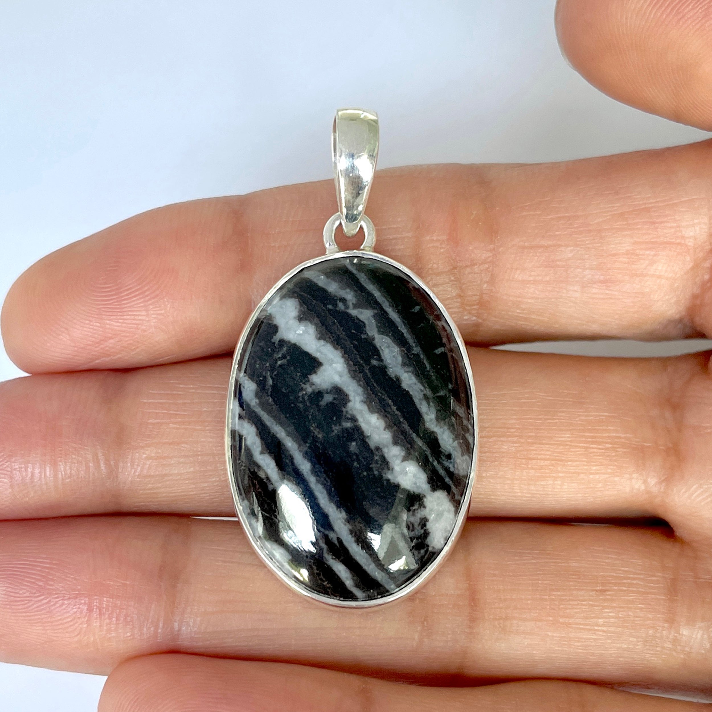 Zebra Skin Jasper Pendant-(ZSJ-1-11)