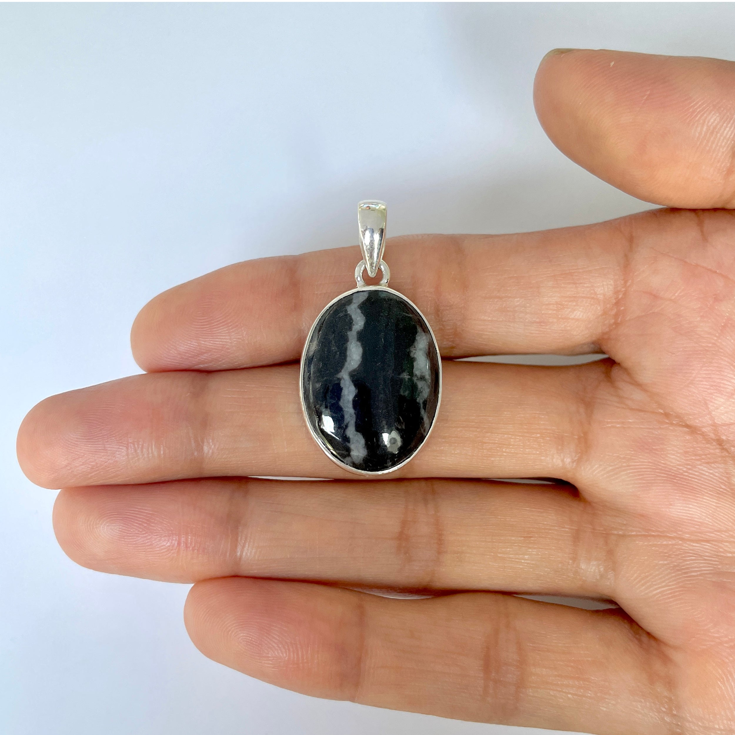 Zebra Skin Jasper Pendant-(ZSJ-1-12)