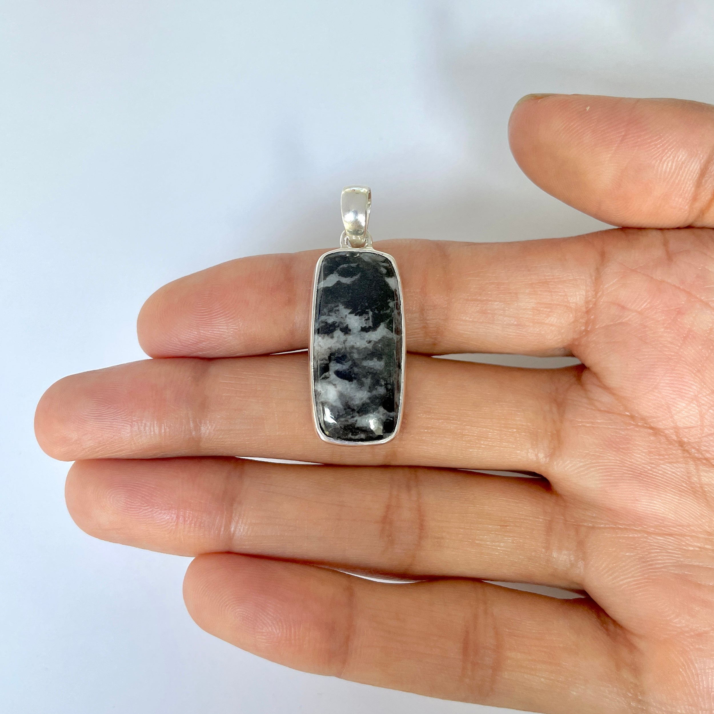 Zebra Skin Jasper Pendant-(ZSJ-1-13)
