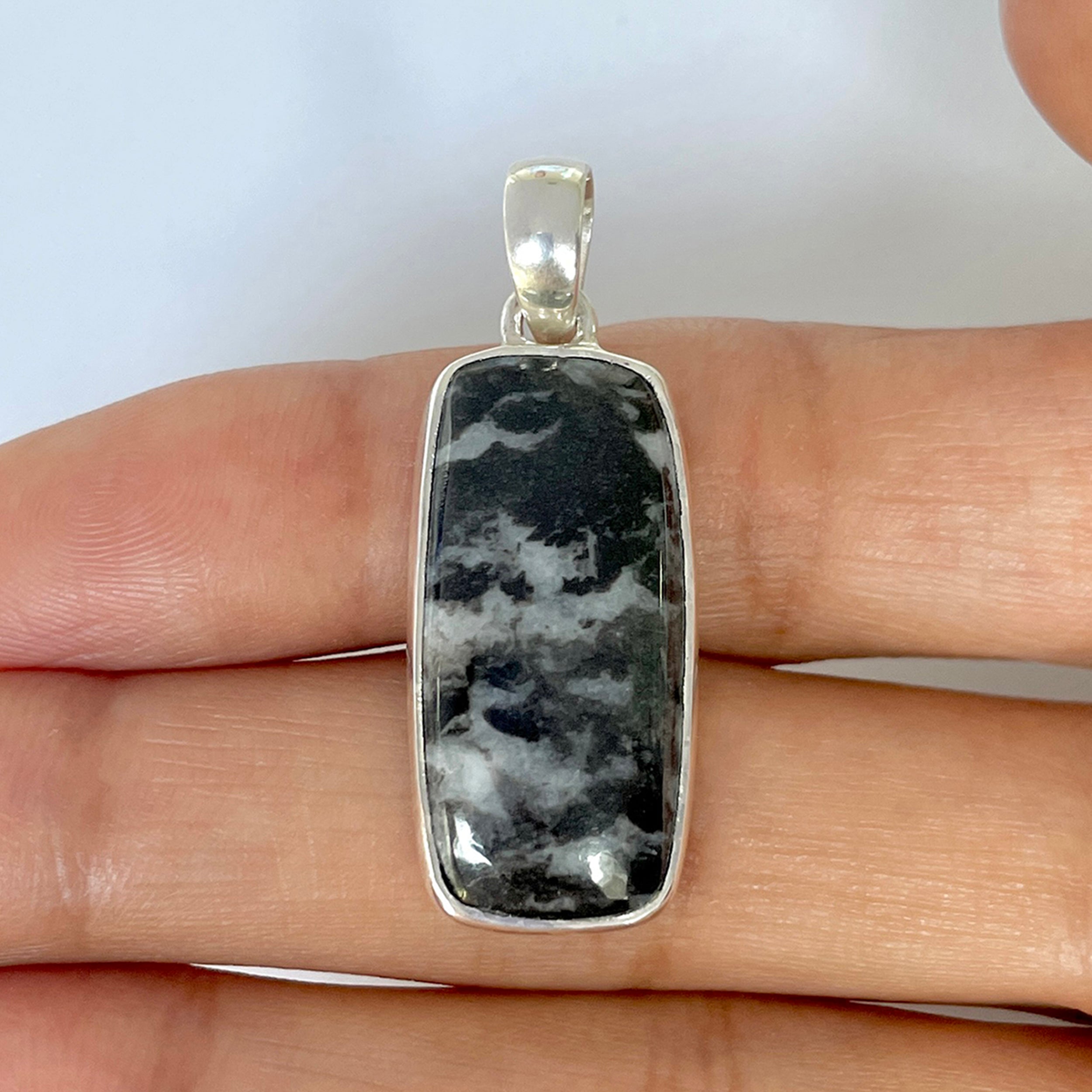 Zebra Skin Jasper Pendant-(ZSJ-1-13)
