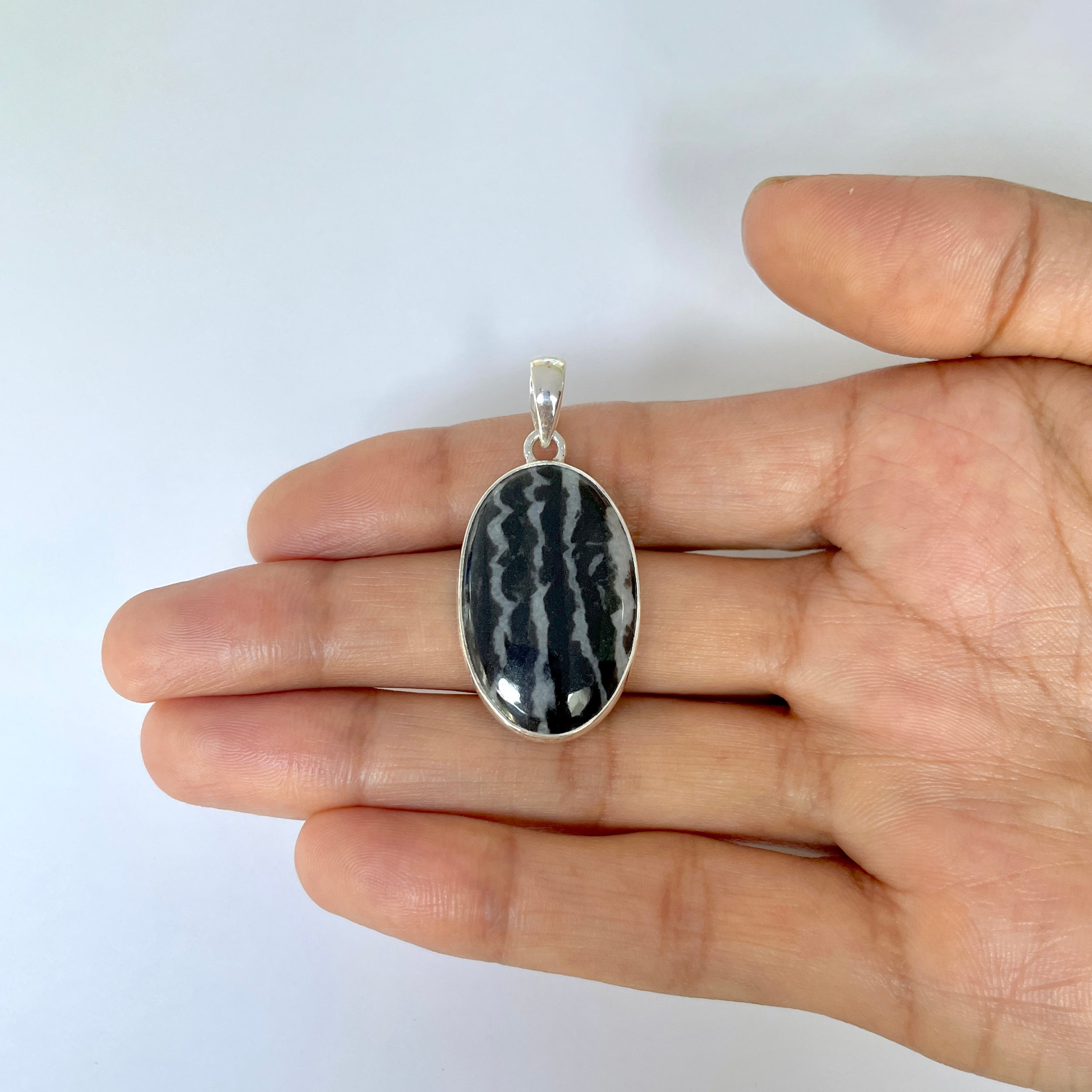 Zebra Skin Jasper Pendant-(ZSJ-1-15)