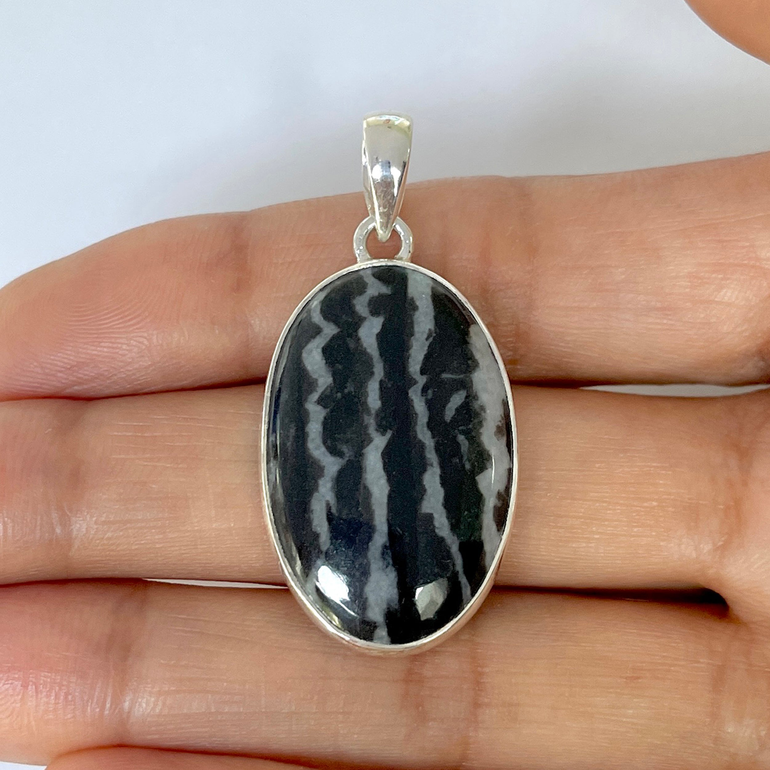 Zebra Skin Jasper Pendant-(ZSJ-1-15)