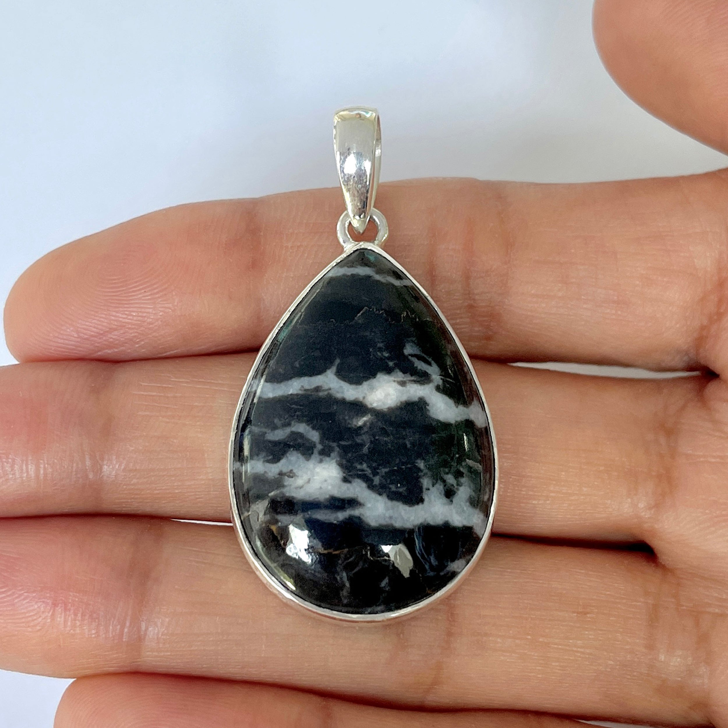 Zebra Skin Jasper Pendant-(ZSJ-1-18)