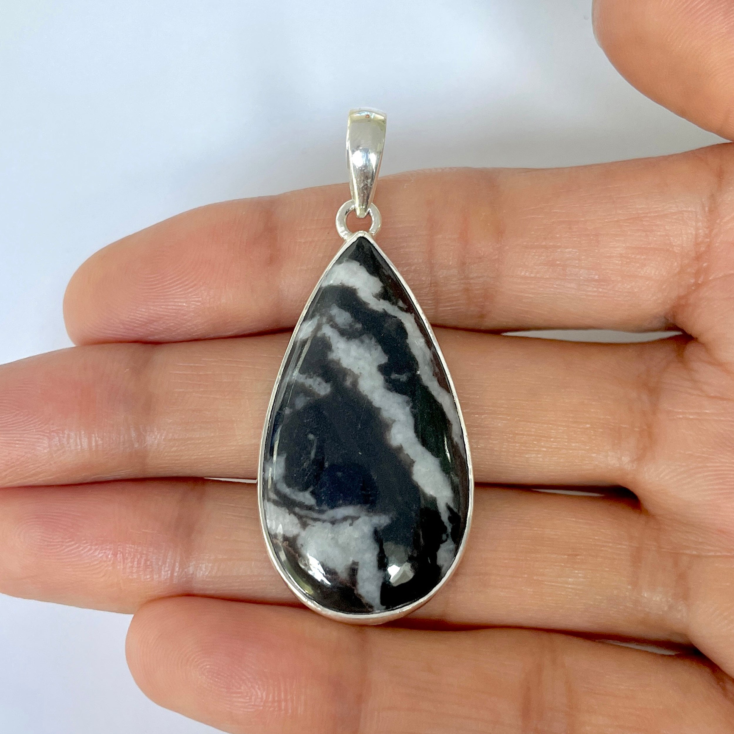 Zebra Skin Jasper Pendant-(ZSJ-1-2)