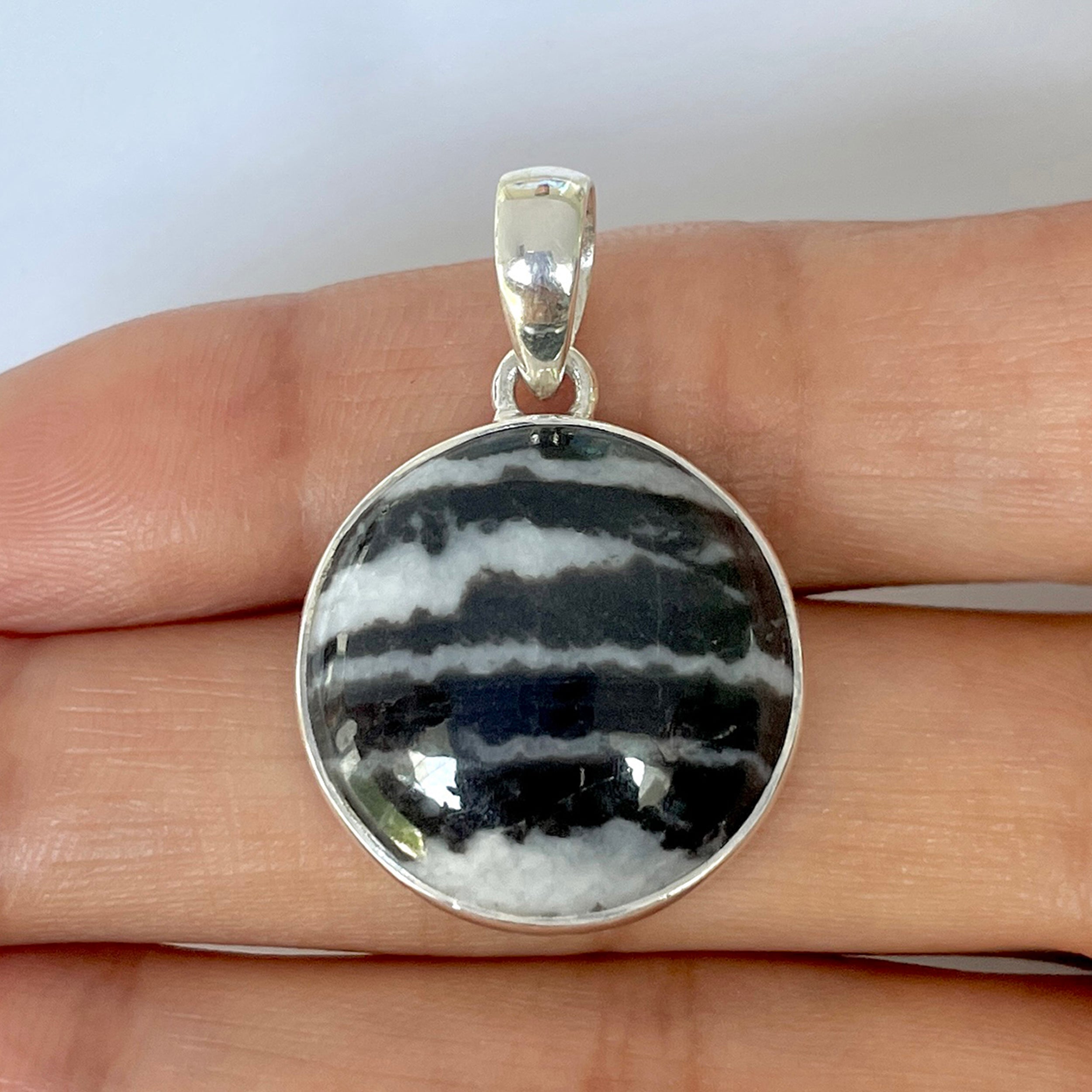 Zebra Skin Jasper Pendant-(ZSJ-1-8)