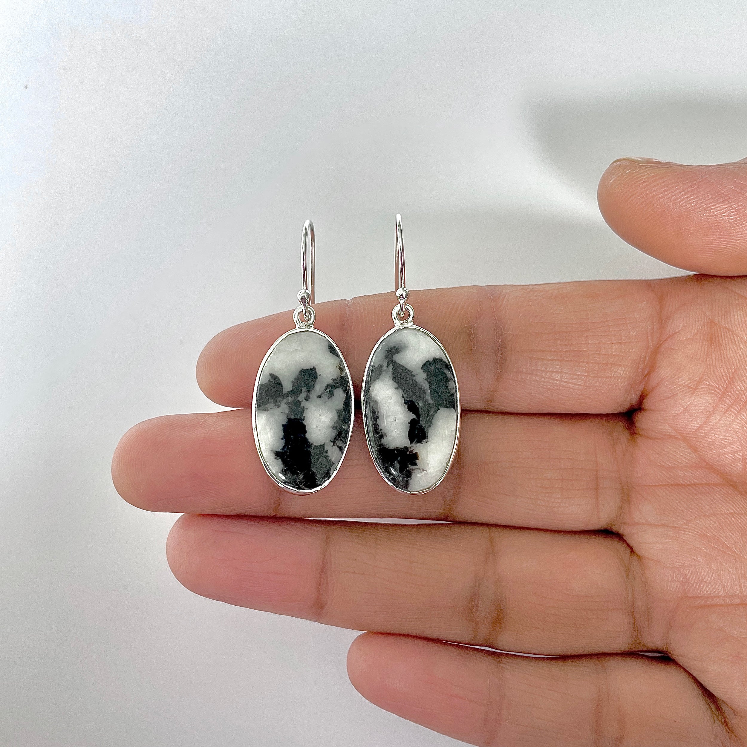 Zebra Skin Jasper Earring-(ZSJ-3-18)
