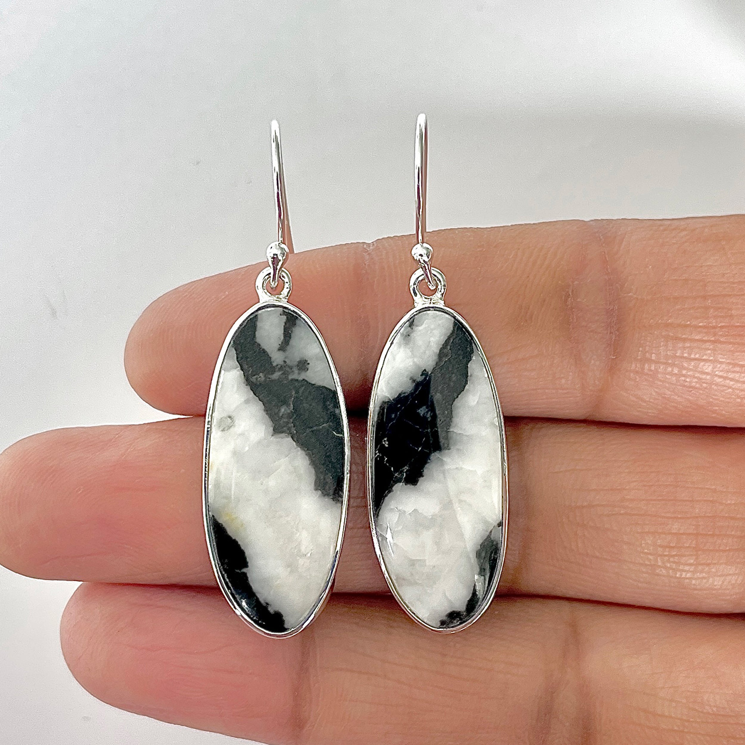 Zebra Skin Jasper Earring-(ZSJ-3-3)