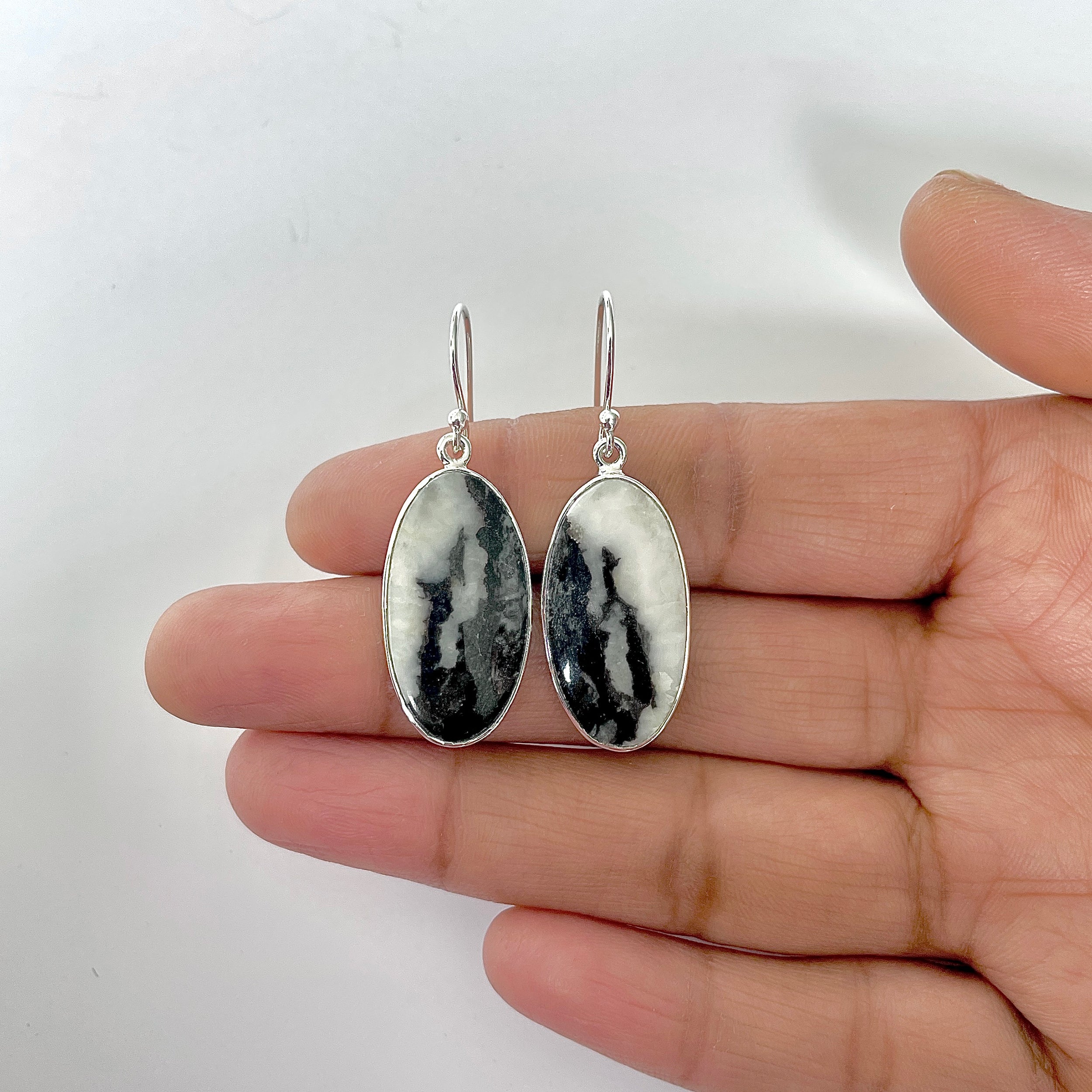 Zebra Skin Jasper Earring-(ZSJ-3-7)