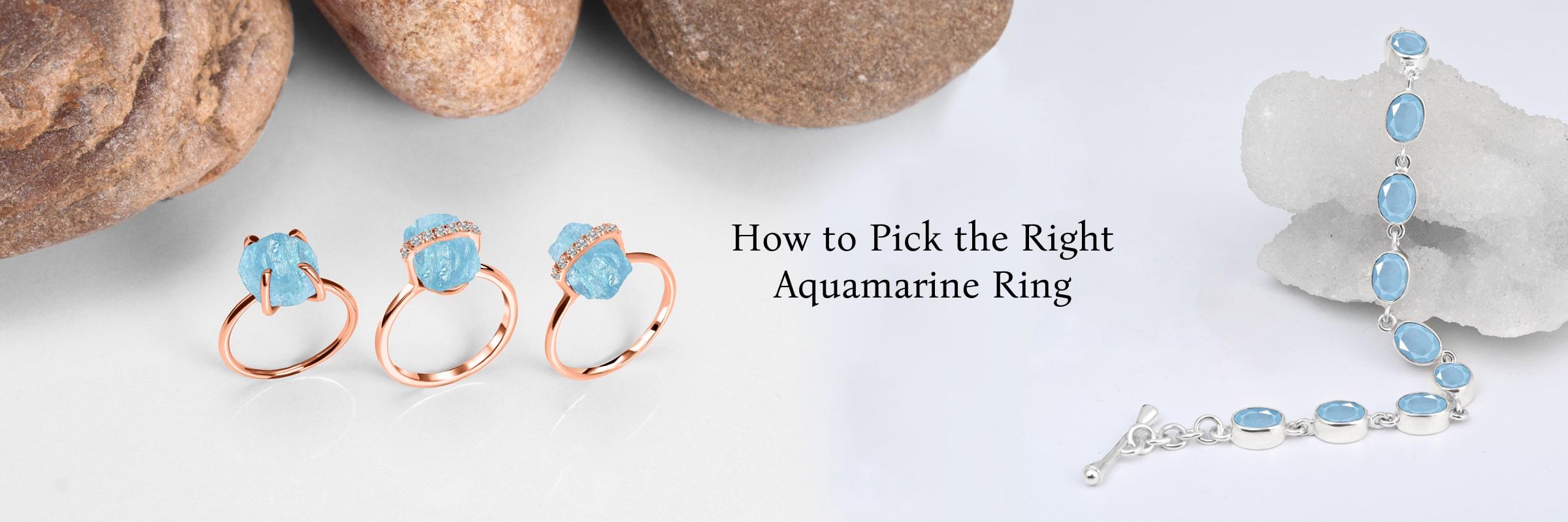 How to Find The Perfect Aquamarine Ring - Wearing Aquamarine with Style