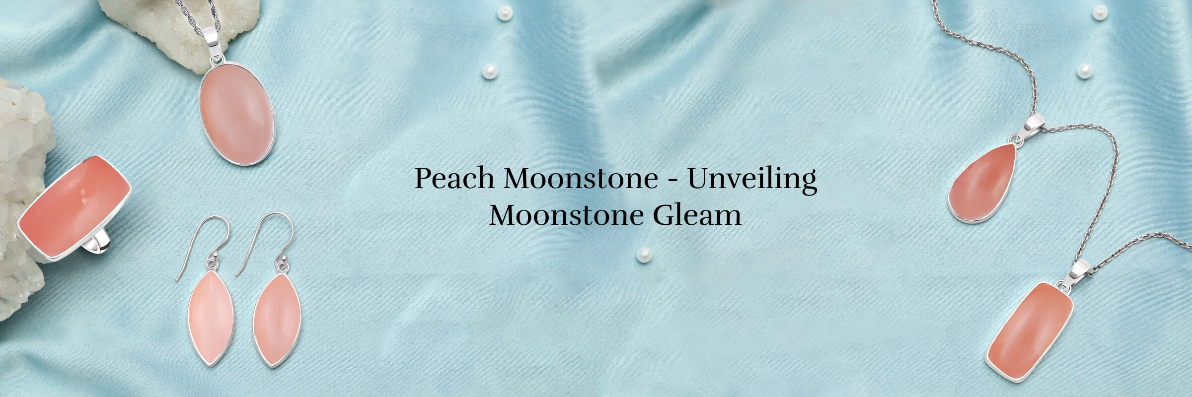 Regal Radiance: Peach Moonstone Jewelry Fit for Royalty