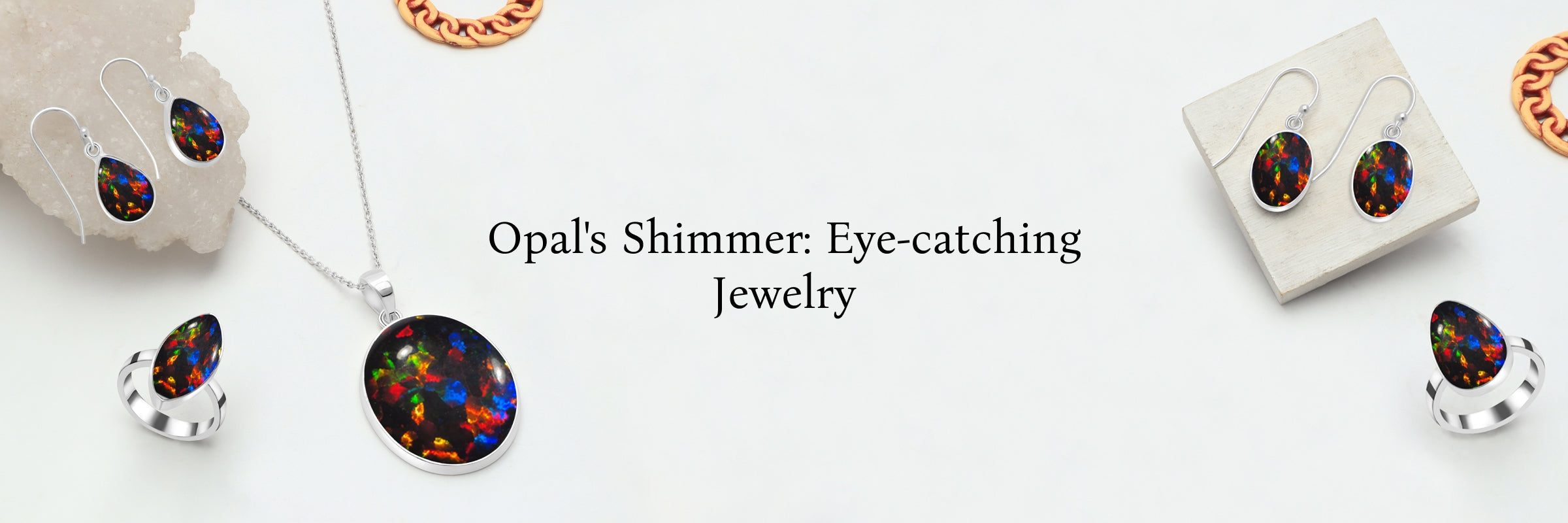 Whimsical Whispers: Playful Synthetic Opal Jewelry for Unconventional Charm