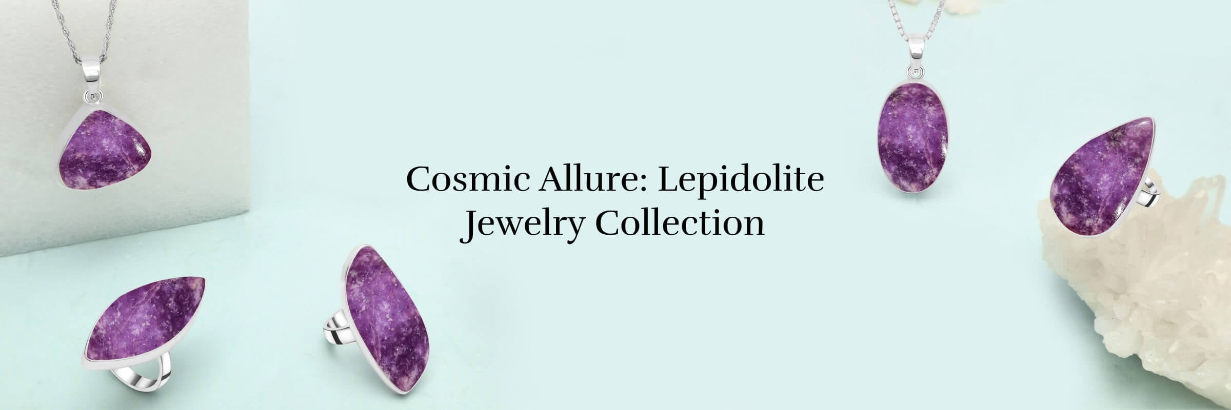 Celestial Symphony: Stellar Lepidolite Jewelry for Cosmic Elegance