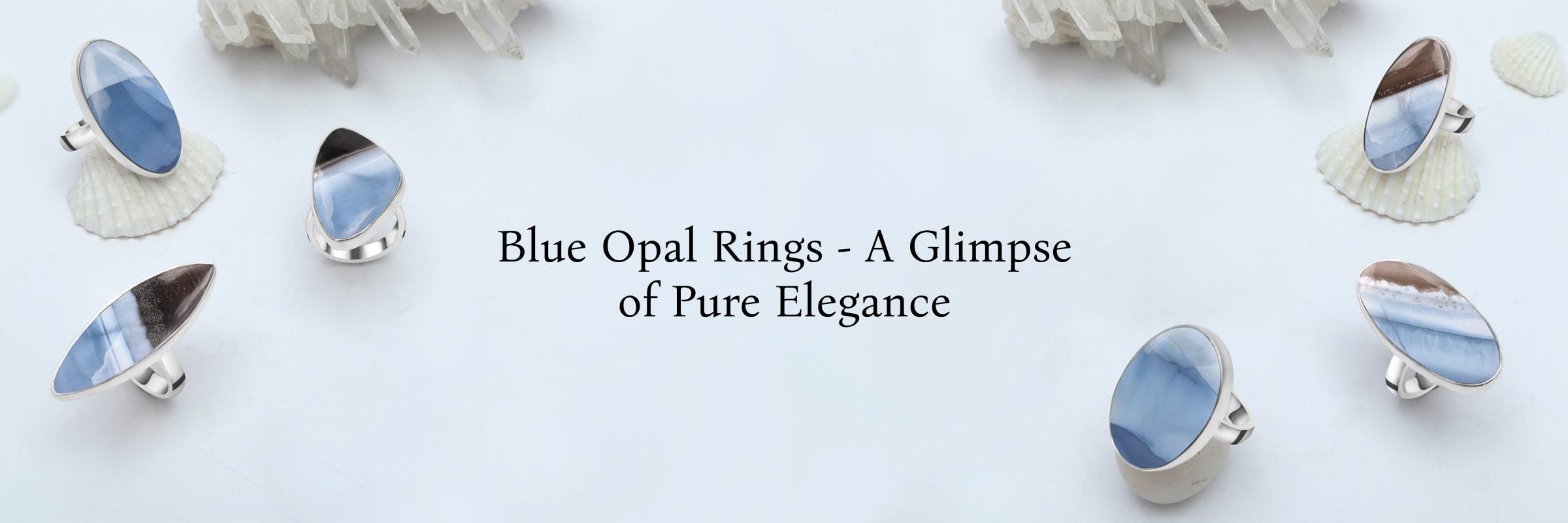 Exploring The Allure of Beautiful Blue Opal Rings - The Charm of Opals