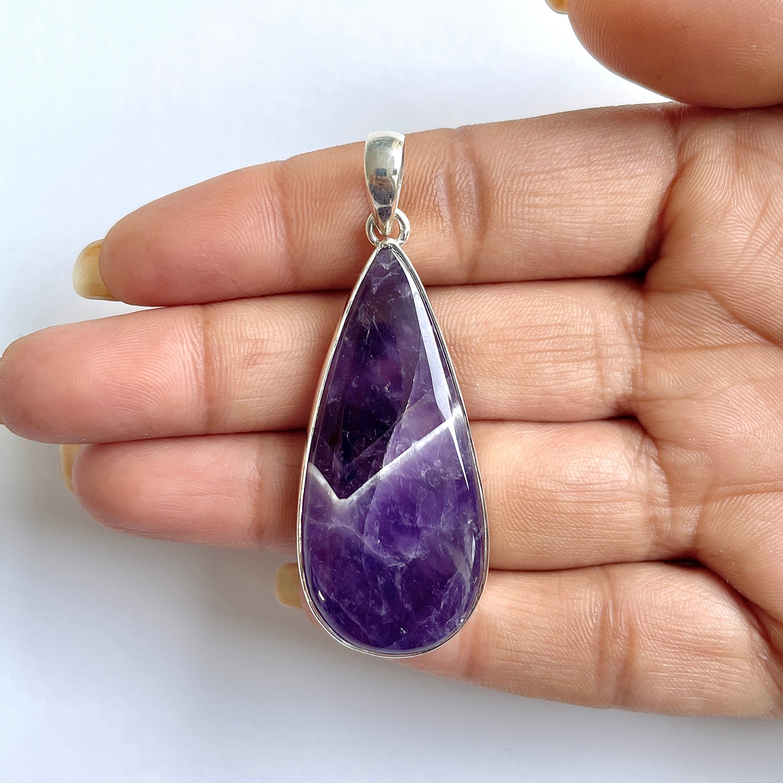 Amethyst Lace Agate Pendant-(ALA-1-18)