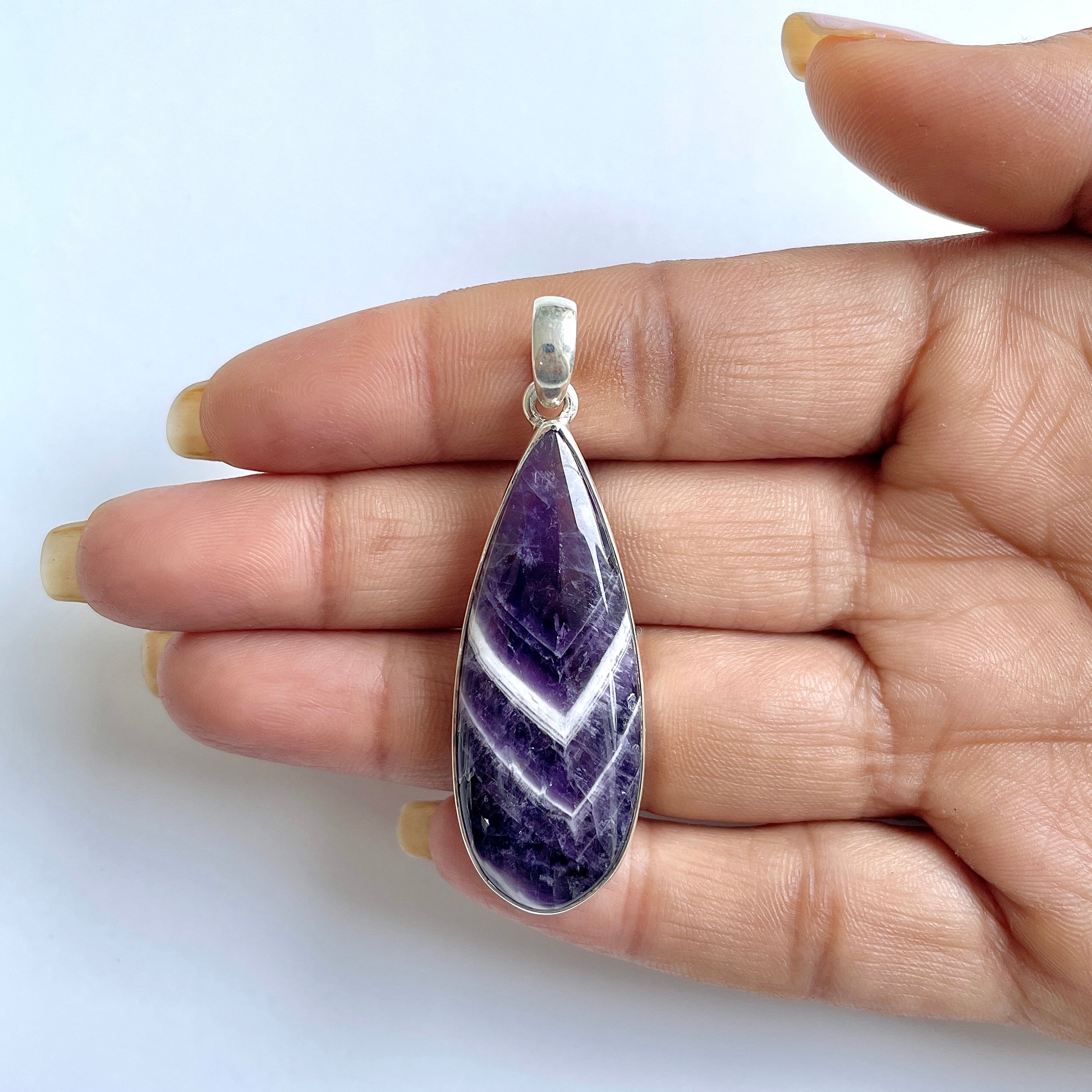 Amethyst Lace Agate Pendant-(ALA-1-32)