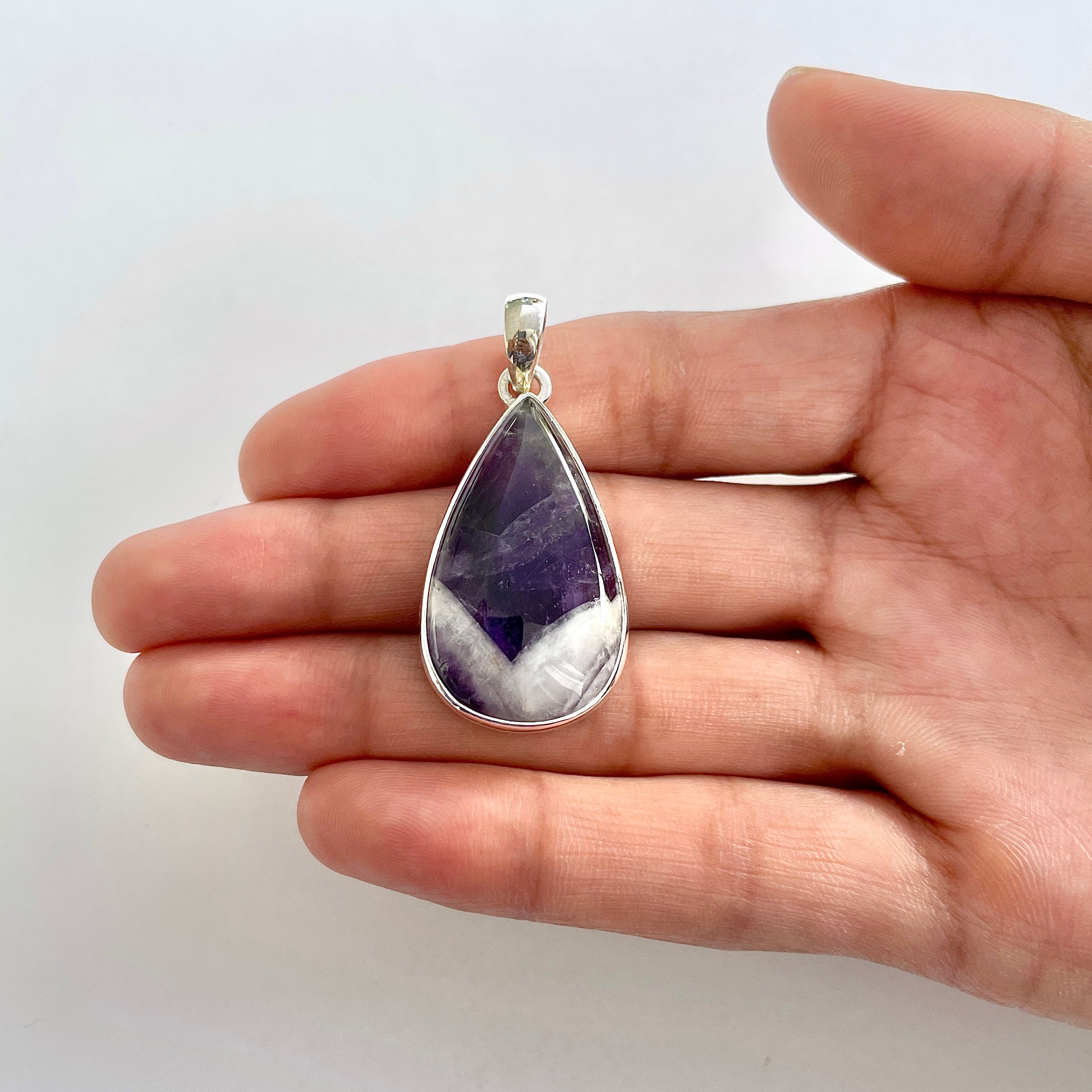 Amethyst Lace Agate Pendant-(ALA-1-46)