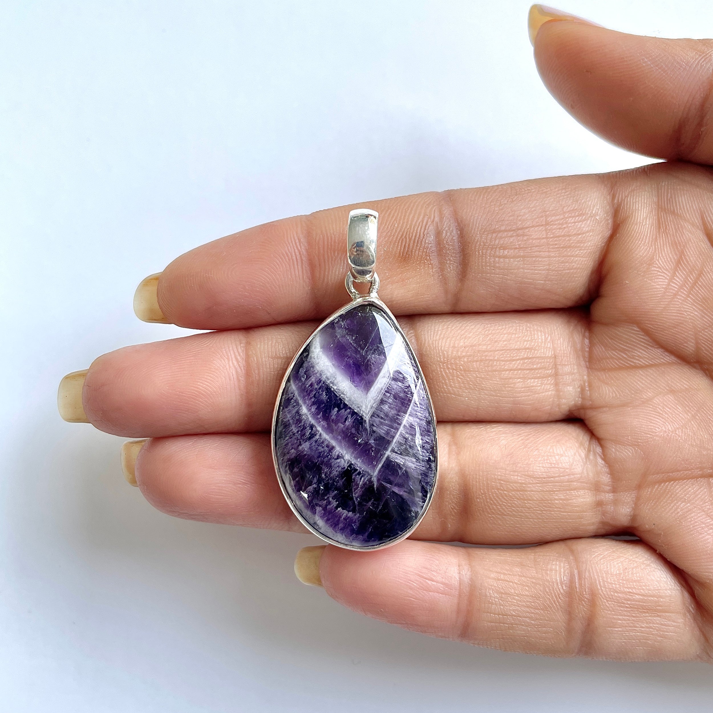 Amethyst Lace Agate Pendant-(ALA-1-5)