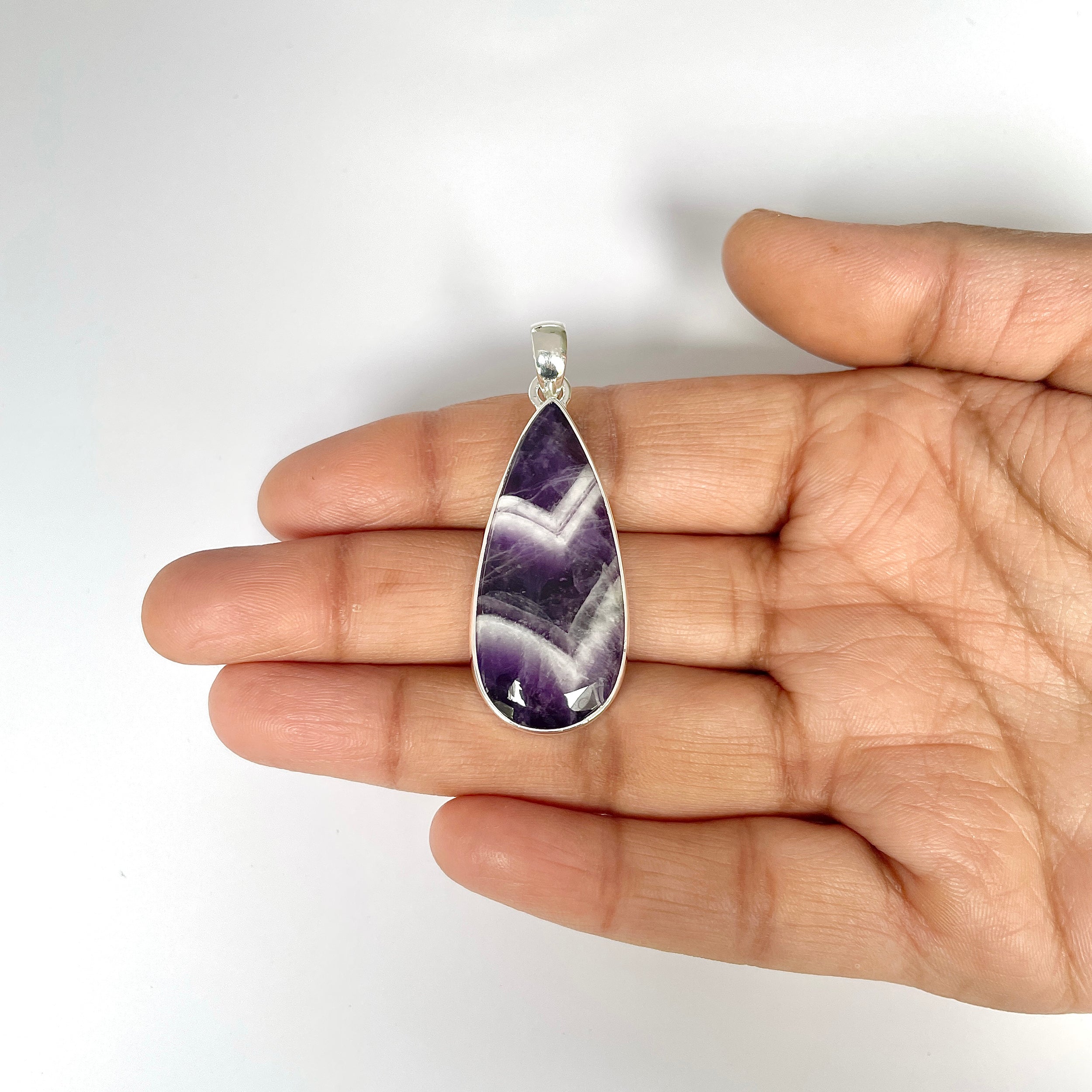 Amethyst Lace Agate Pendant-(ALA-1-58)