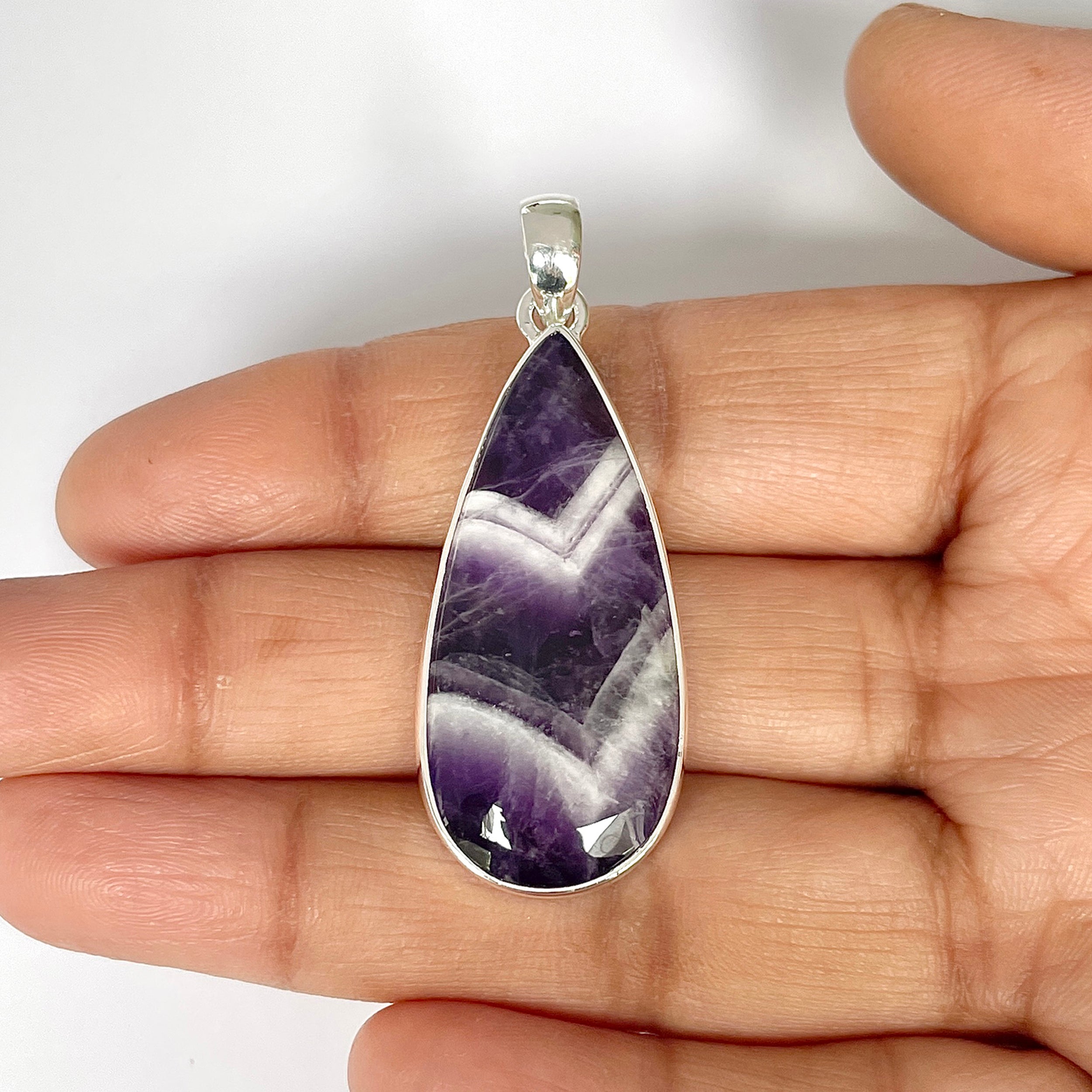 Amethyst Lace Agate Pendant-(ALA-1-58)