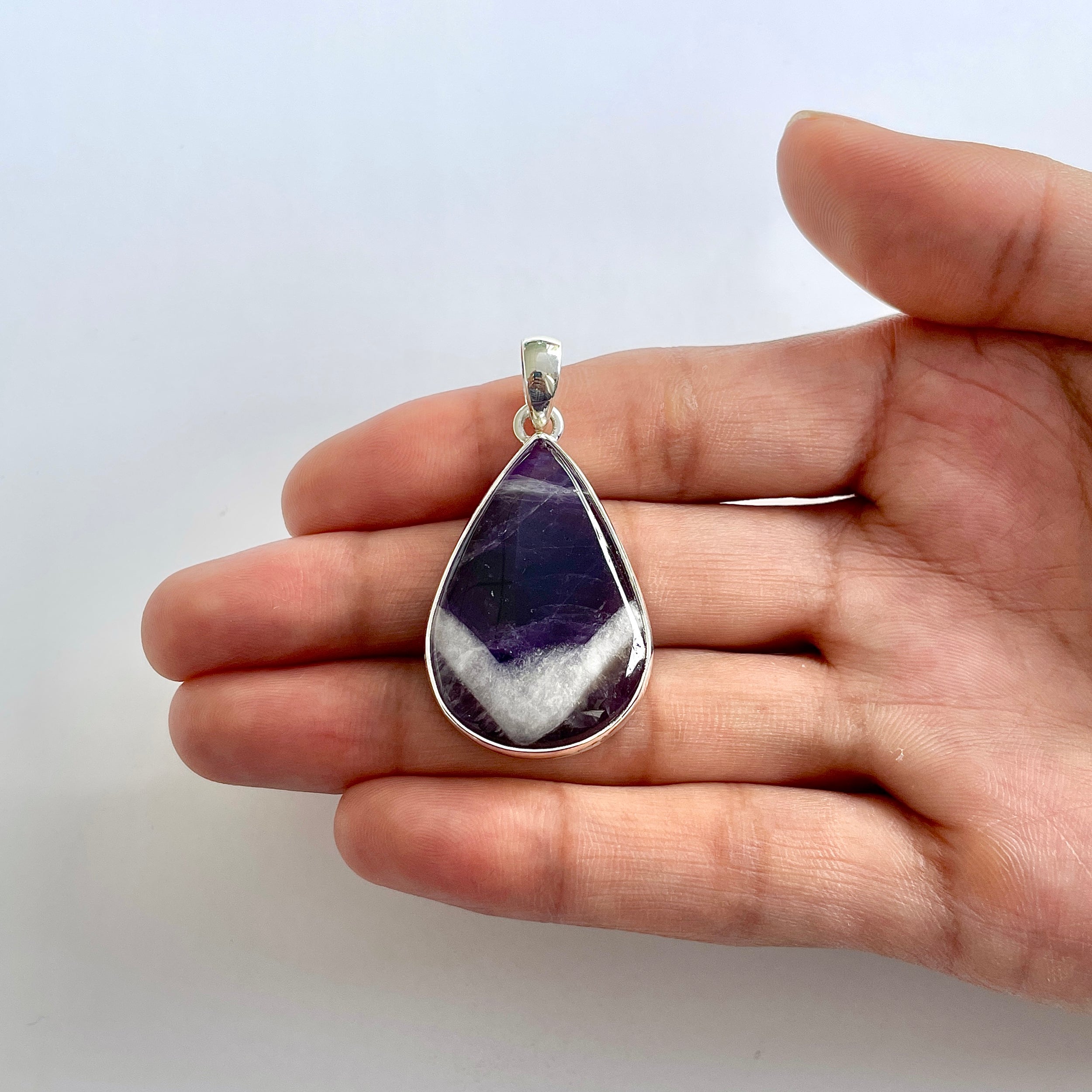 Amethyst Lace Agate Pendant-(ALA-1-61)
