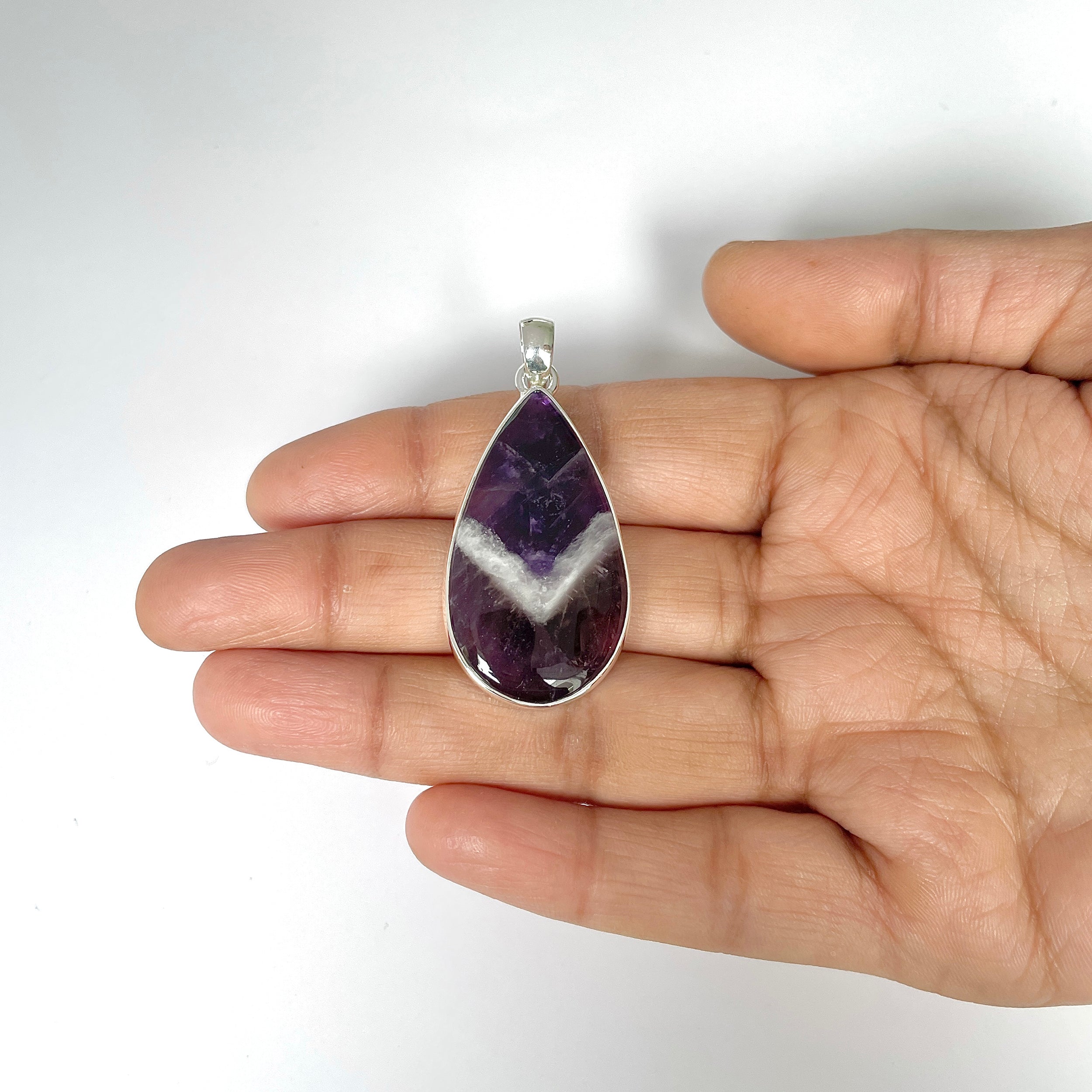 Amethyst Lace Agate Pendant-(ALA-1-67)