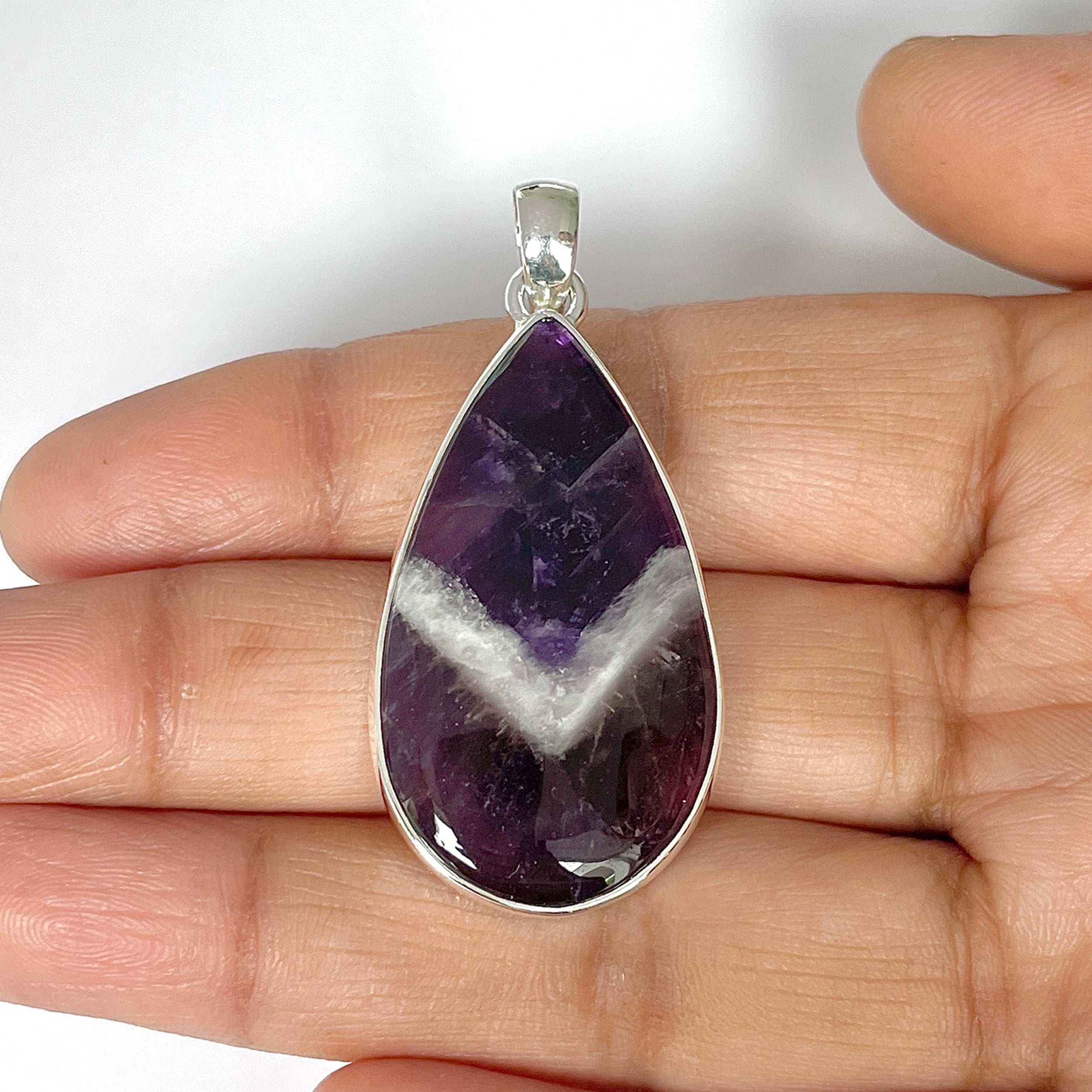 Amethyst Lace Agate Pendant-(ALA-1-67)