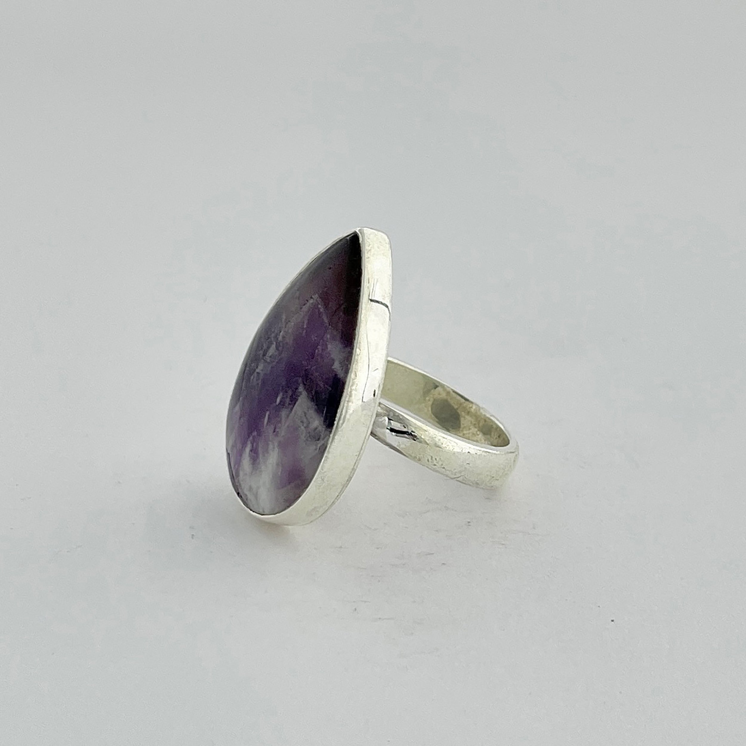 Amethyst Lace Agate Ring-(ALA-2-10)