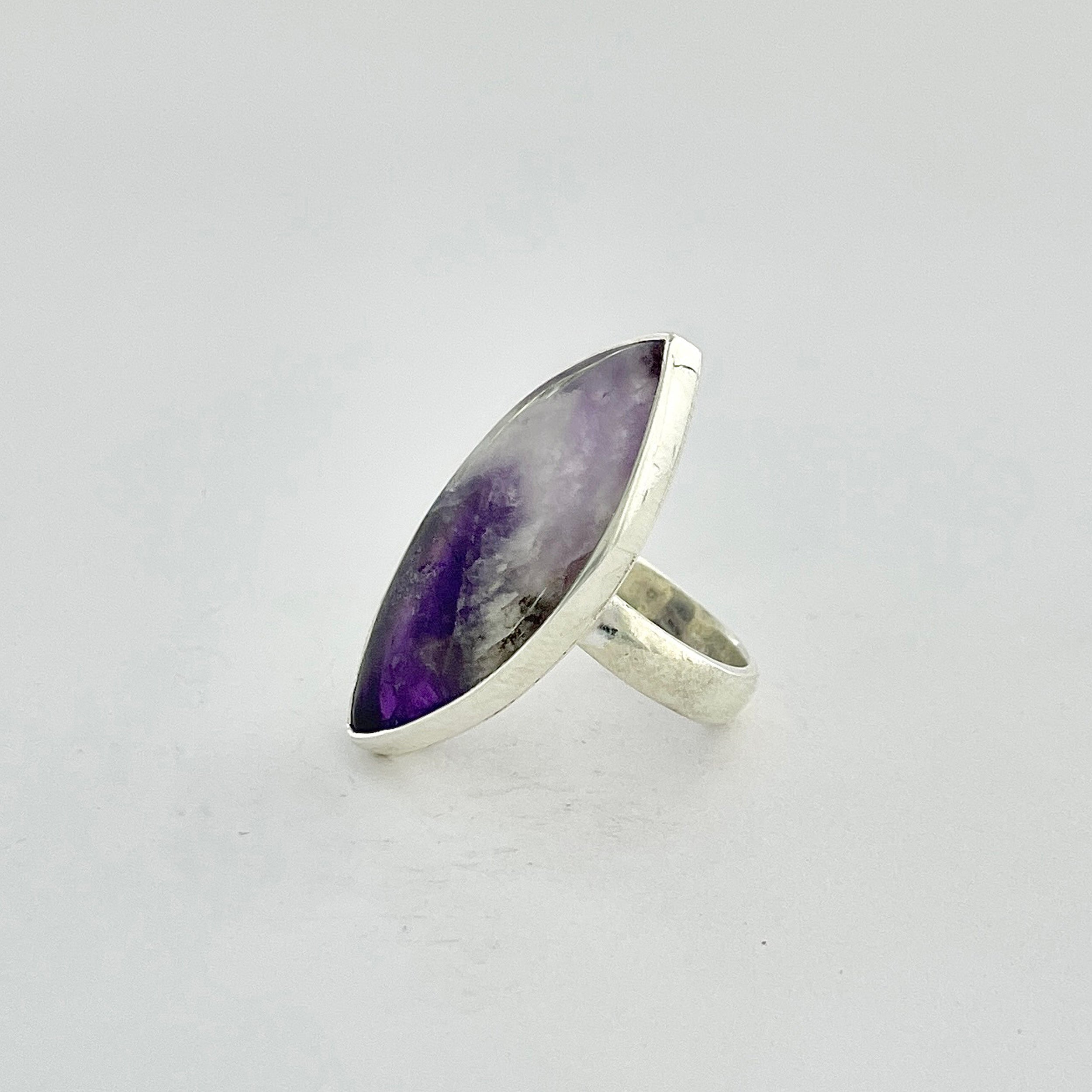 Amethyst Lace Agate Ring-(ALA-2-11)