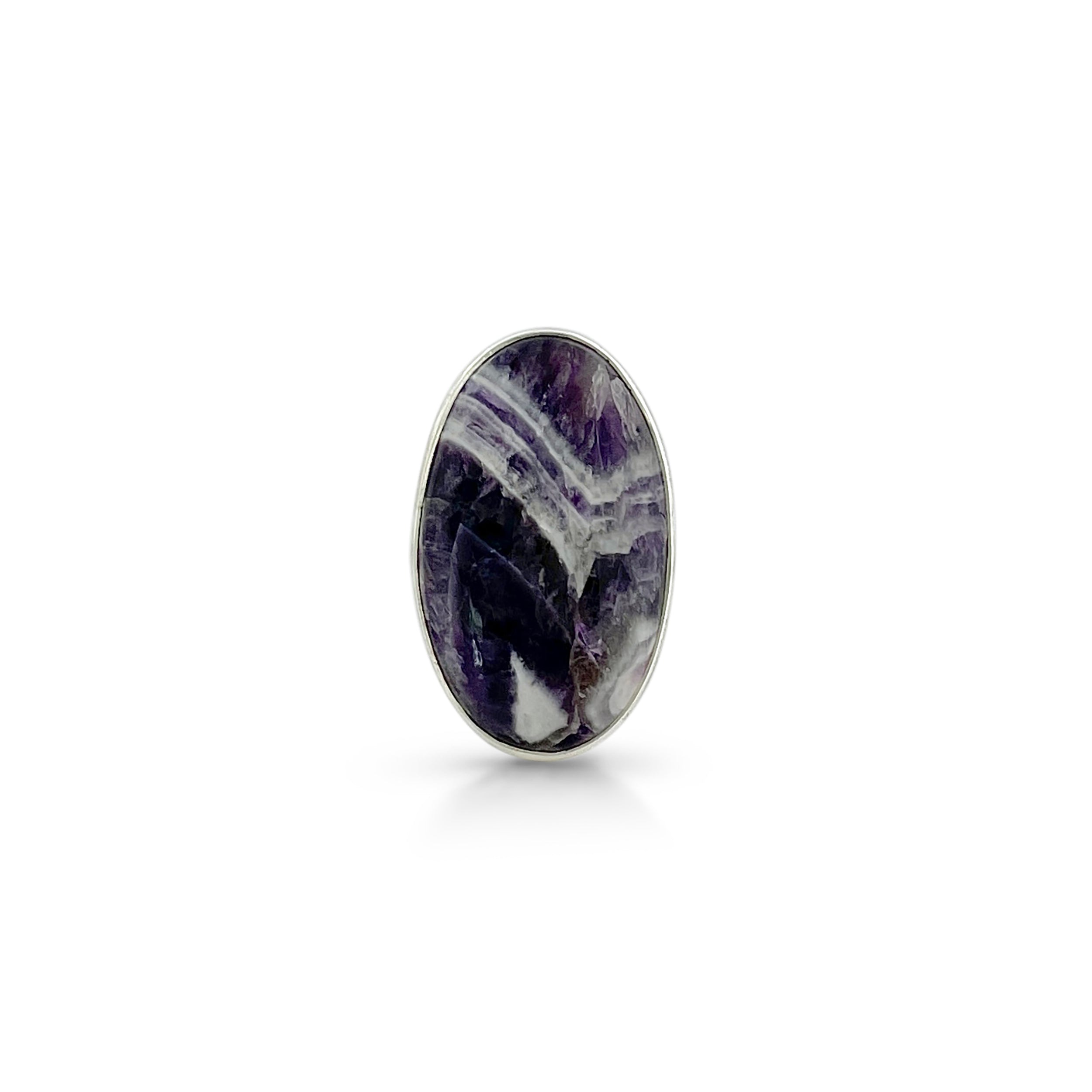 Amethyst Lace Agate Ring-(ALA-2-12)