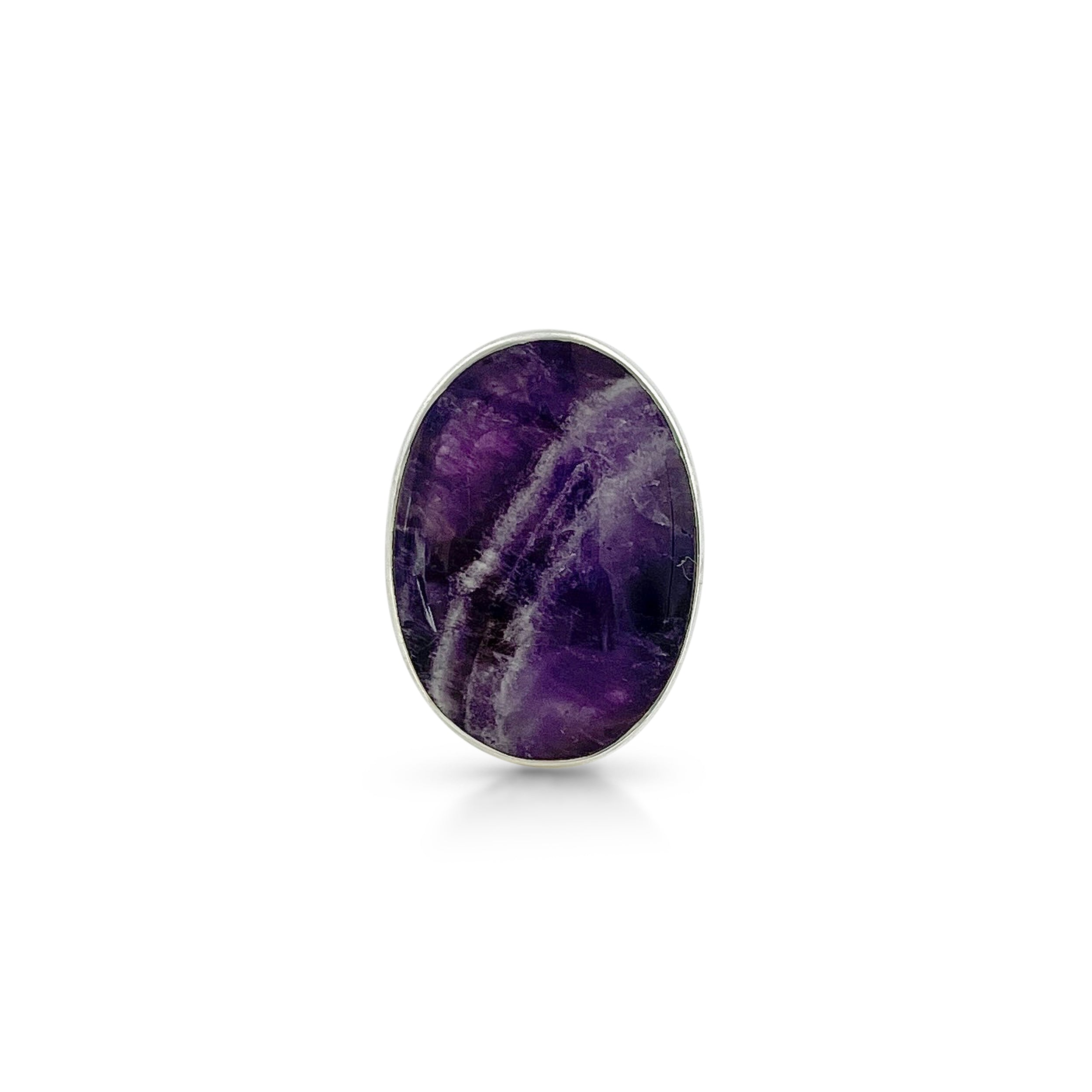 Amethyst Lace Agate Ring-(ALA-2-13)