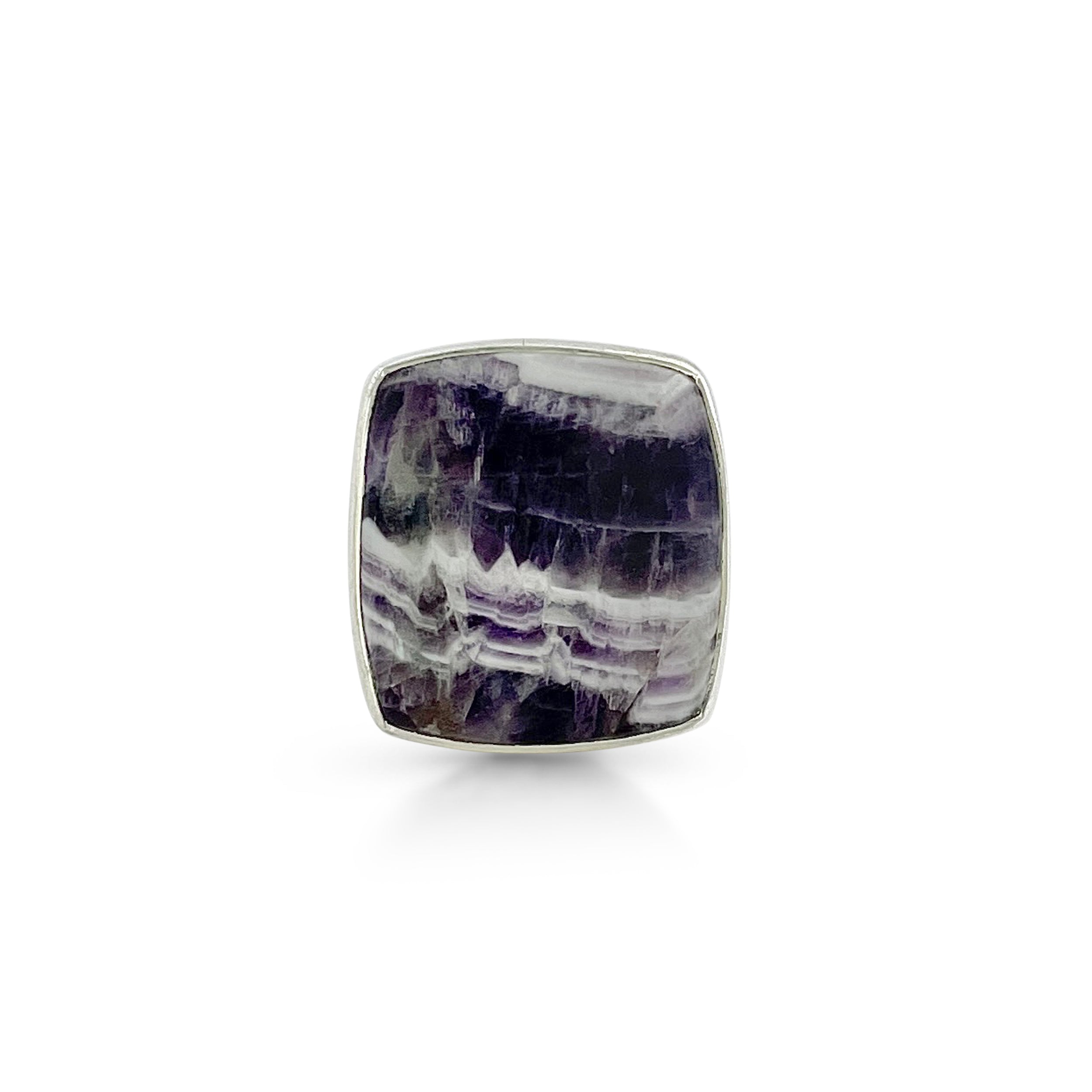 Amethyst Lace Agate Ring-(ALA-2-15)