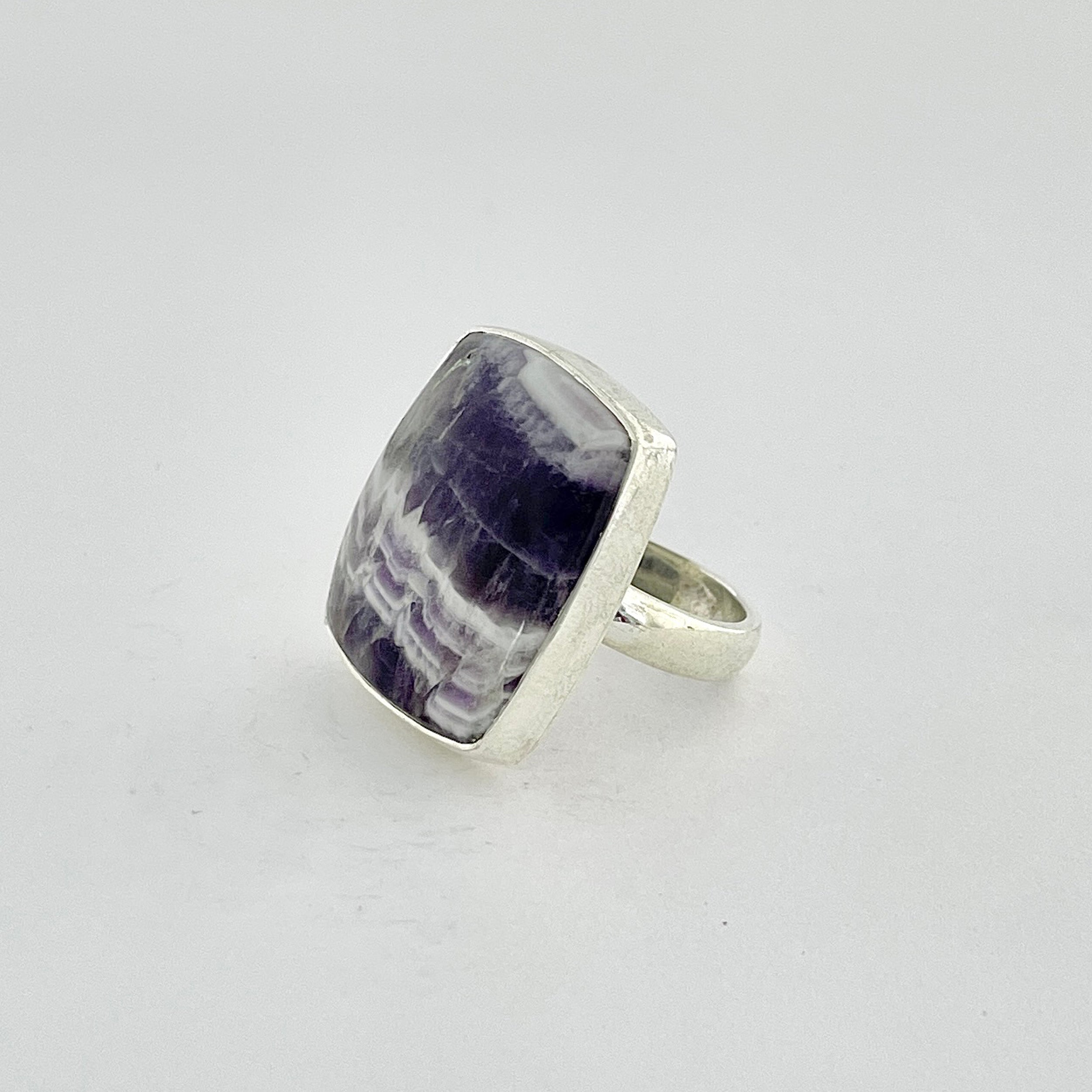 Amethyst Lace Agate Ring-(ALA-2-15)