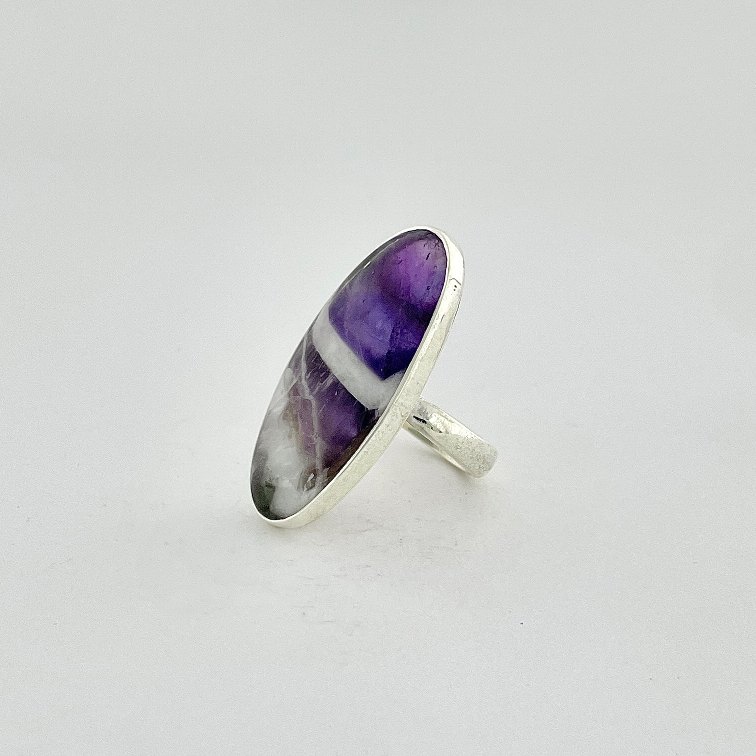Amethyst Lace Agate Ring-(ALA-2-17)