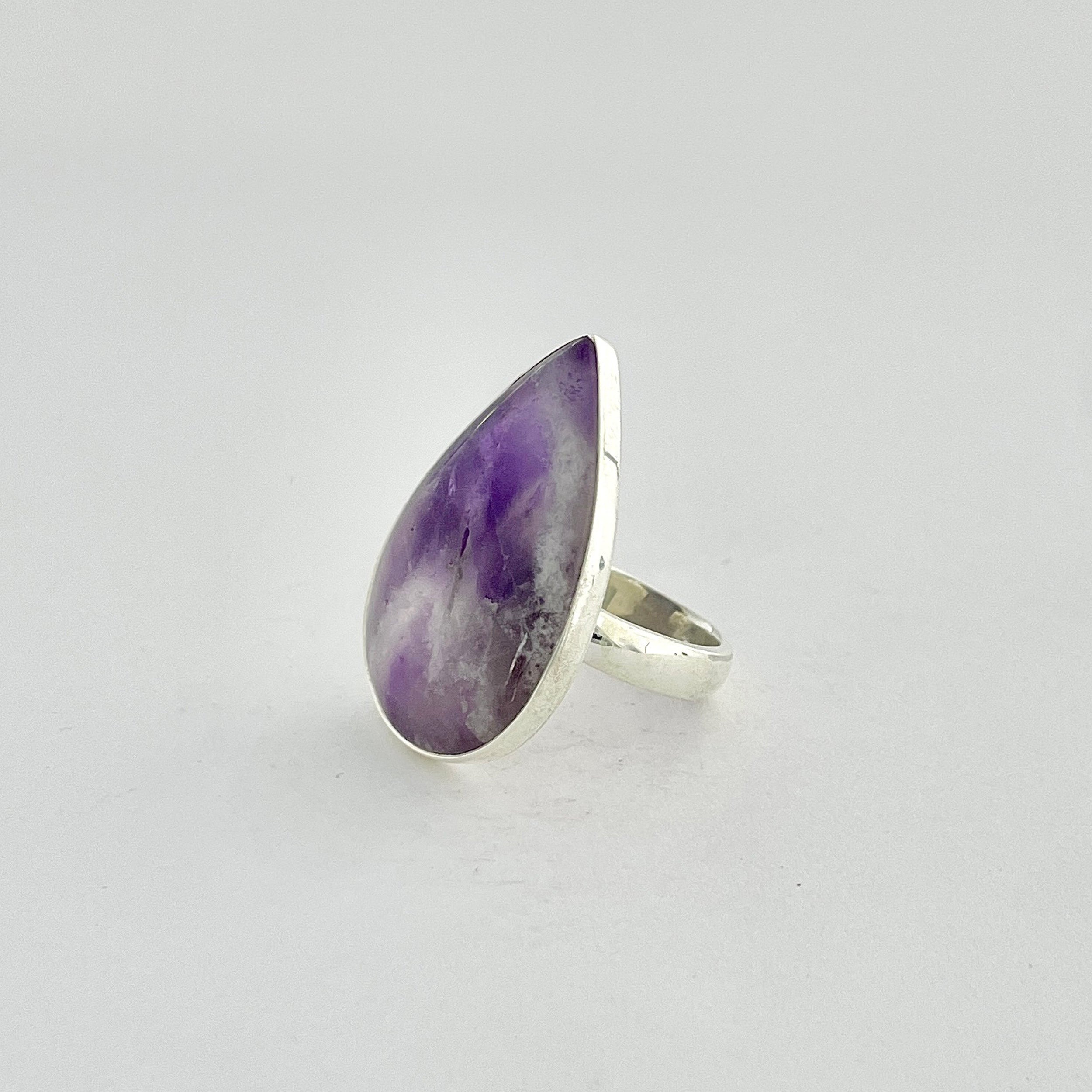 Amethyst Lace Agate Ring-(ALA-2-18)