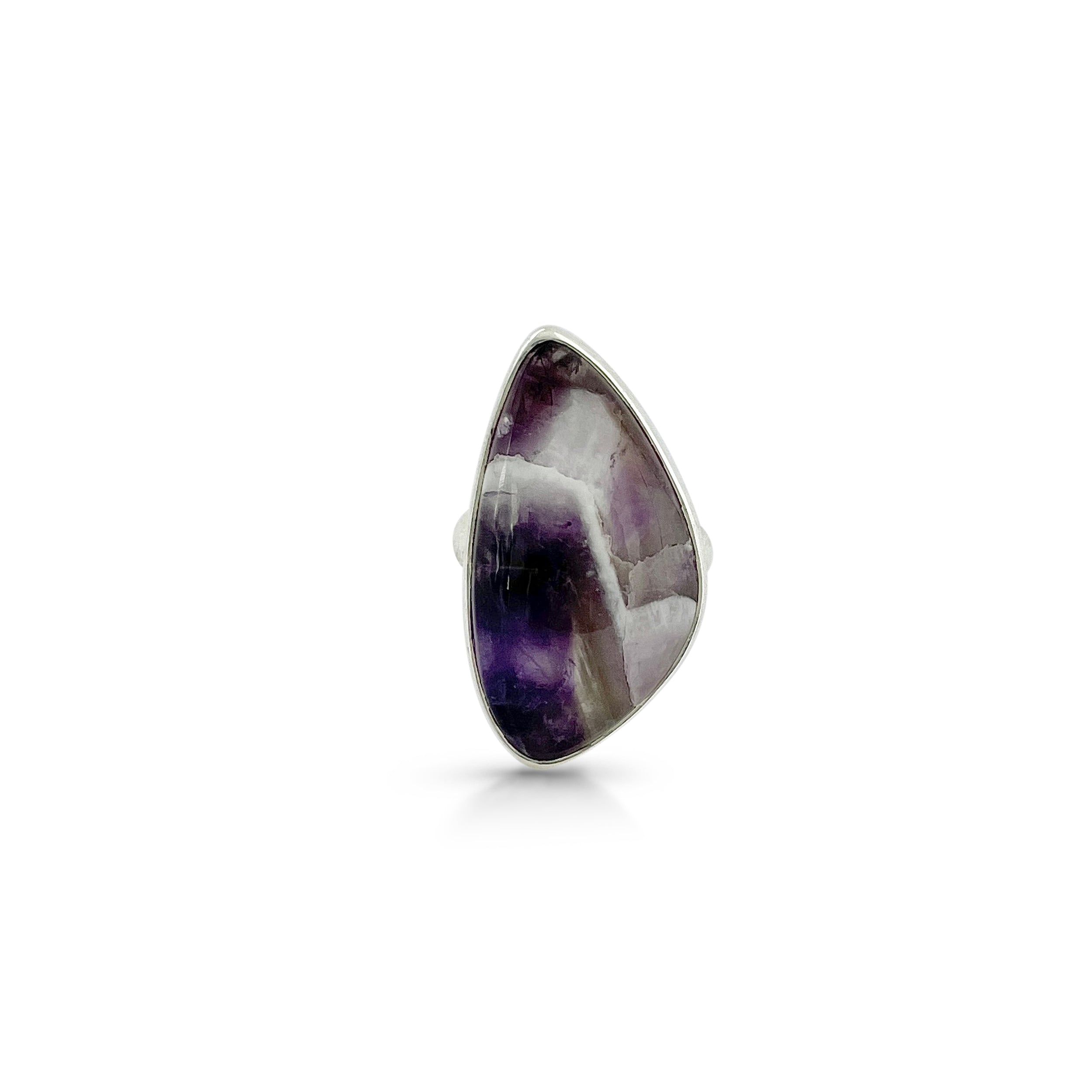 Amethyst Lace Agate Ring-(ALA-2-2)