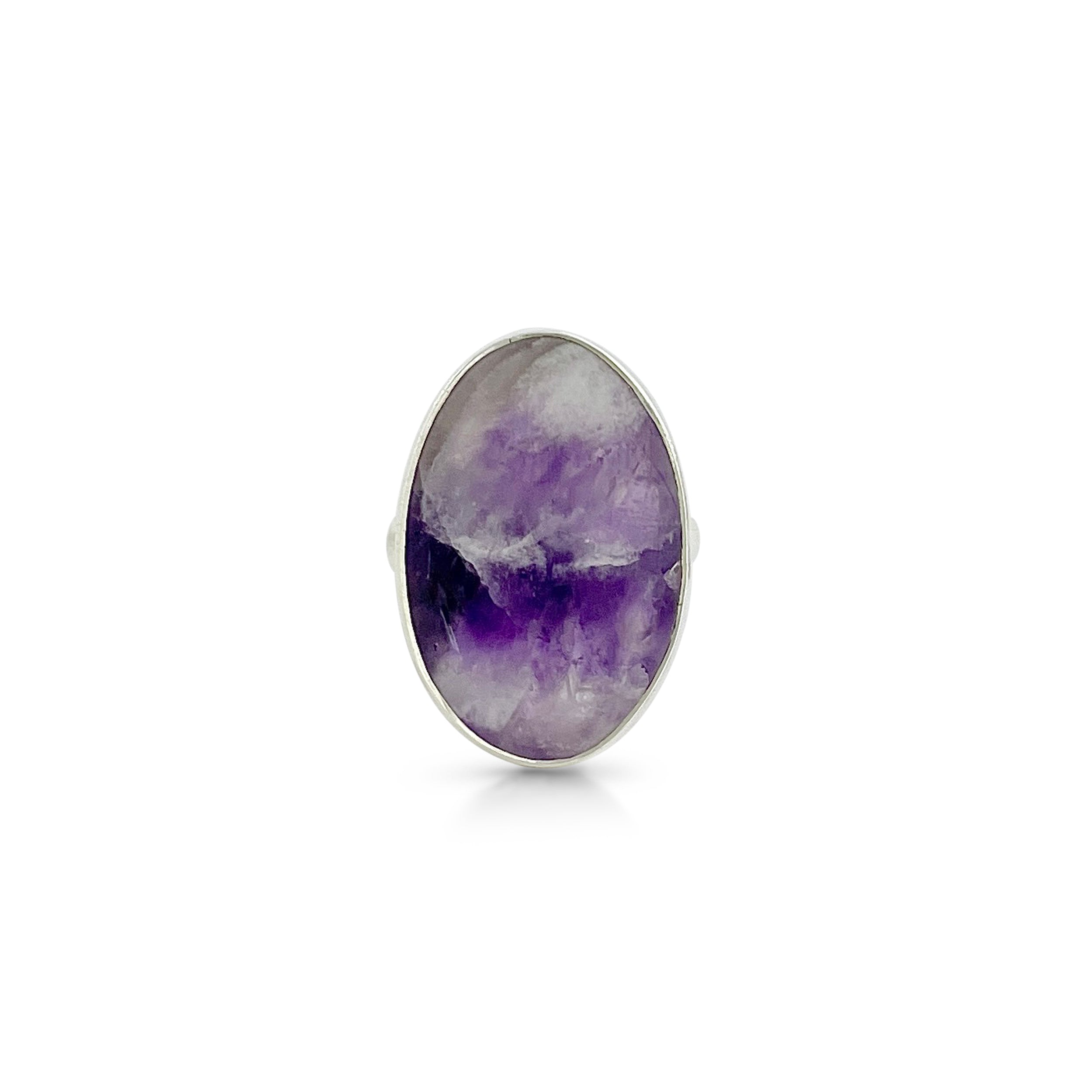 Amethyst Lace Agate Ring-(ALA-2-3)