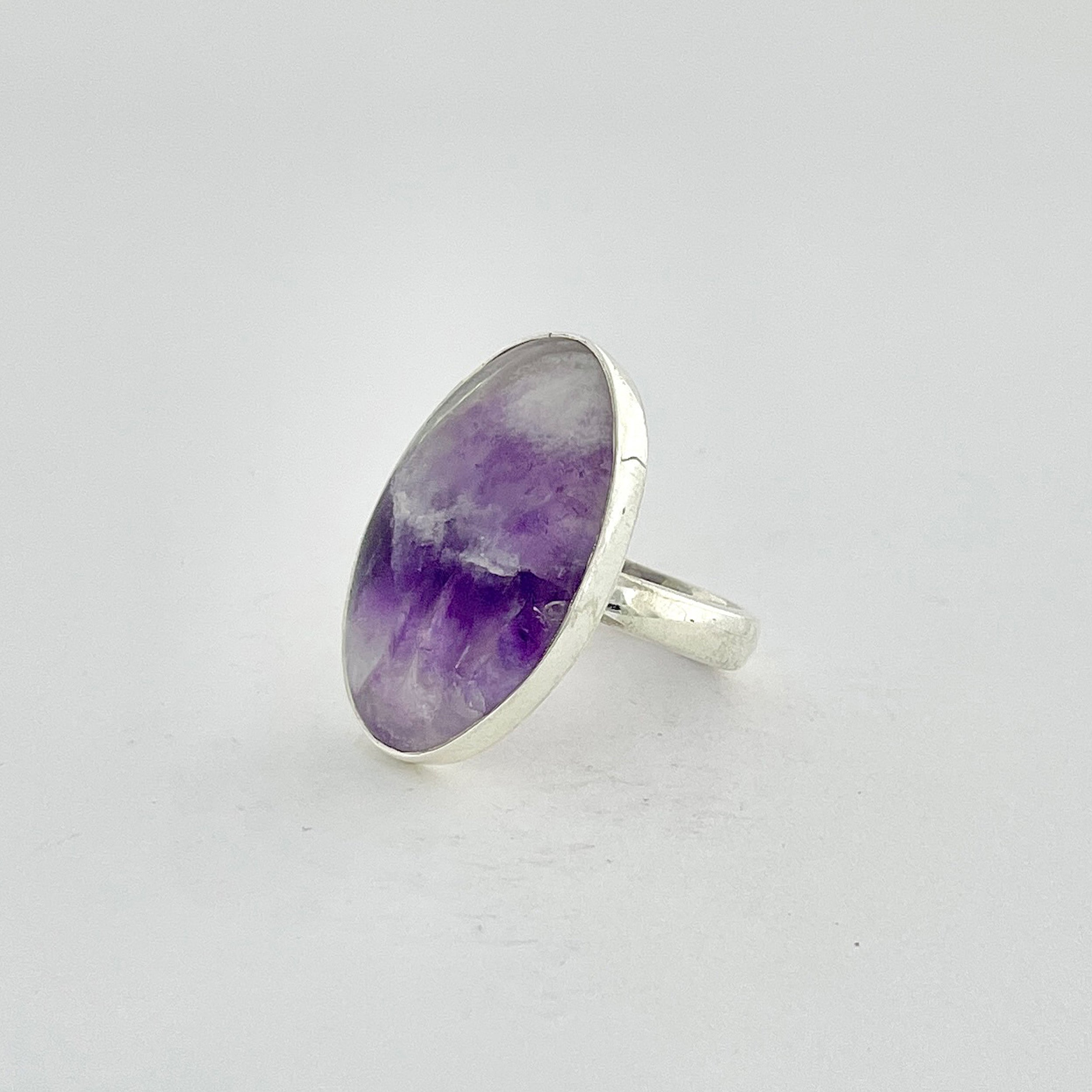 Amethyst Lace Agate Ring-(ALA-2-3)