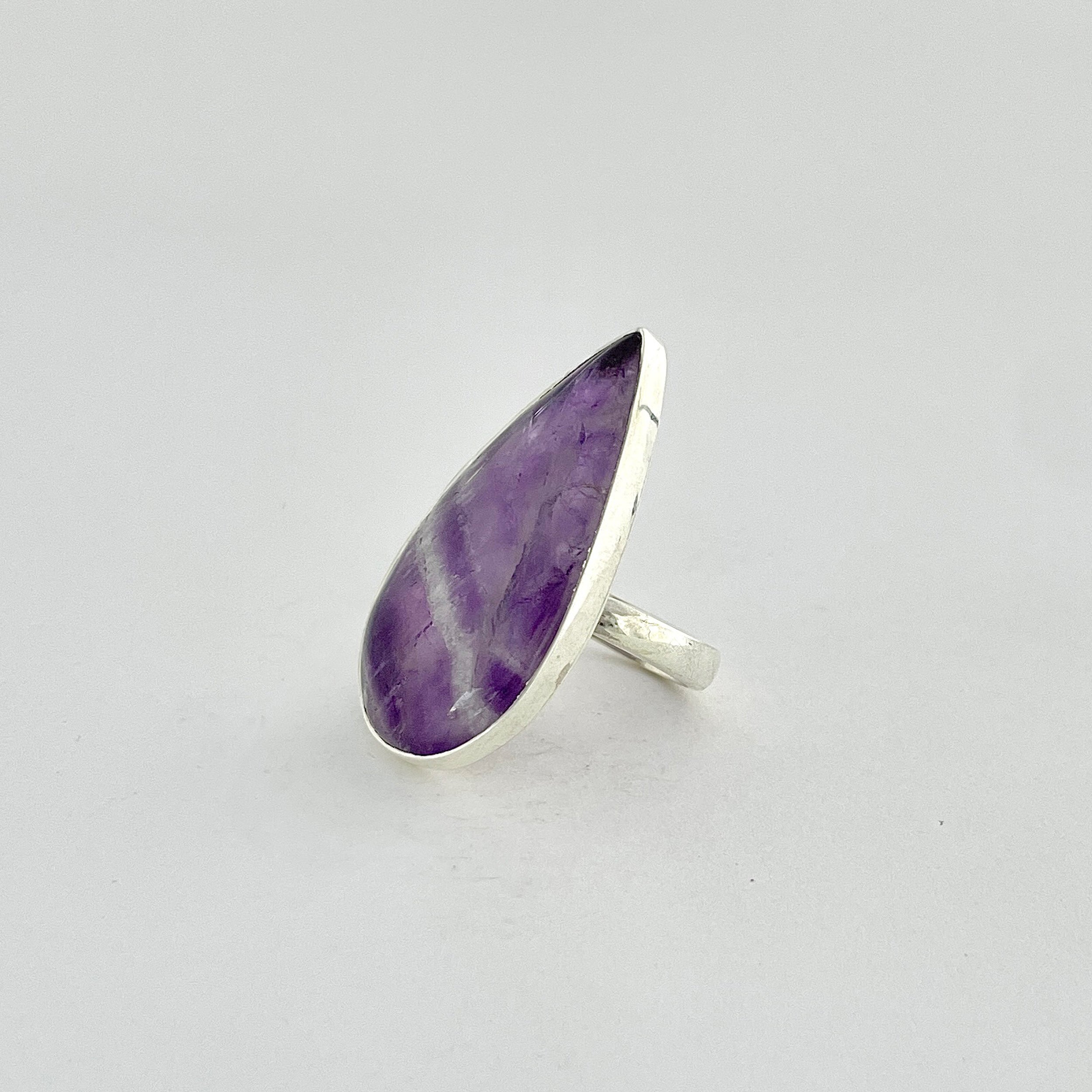 Amethyst Lace Agate Ring-(ALA-2-4)