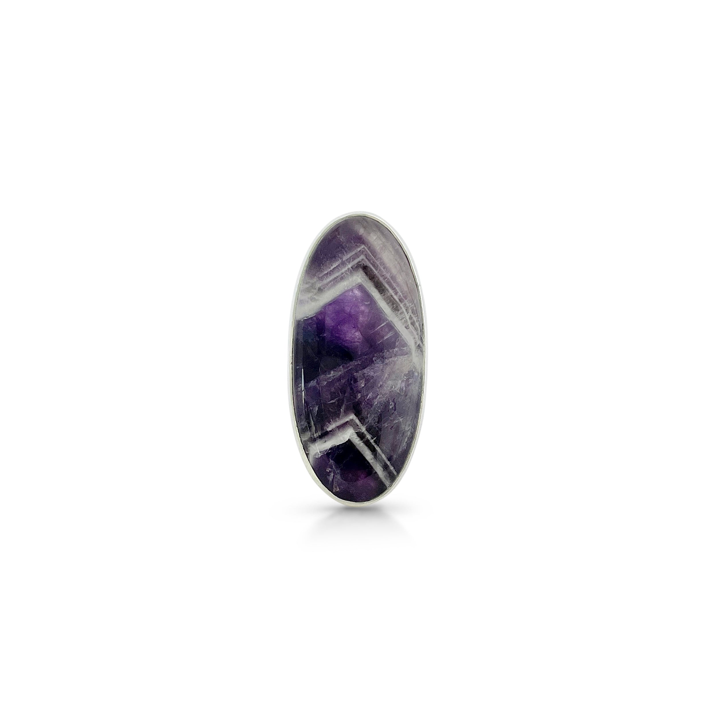 Amethyst Lace Agate Ring-(ALA-2-6)